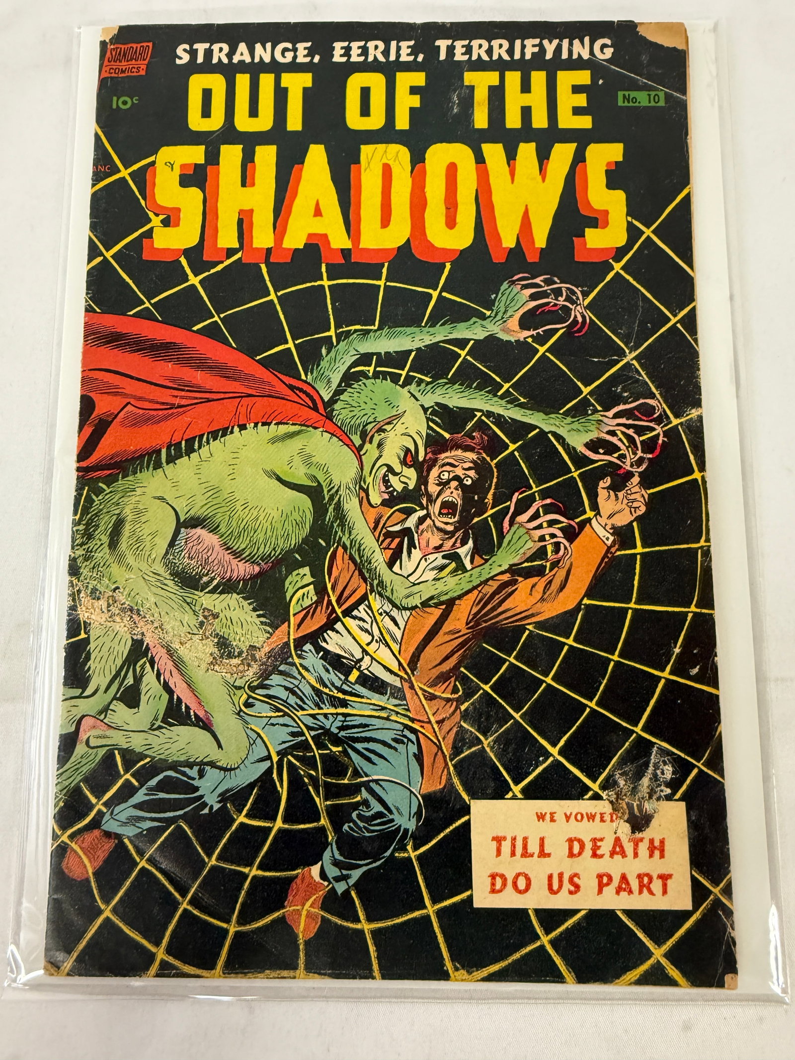 Out of the Shadows #10 Standard Comics 1953 Pre-Code Horror Comic Book (1 of 2)