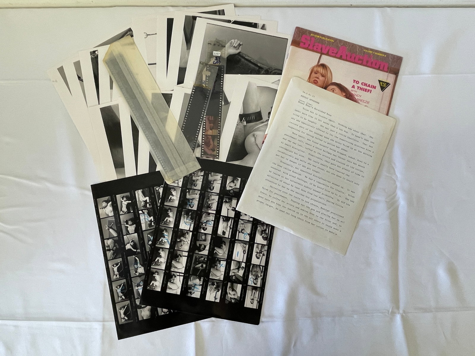 Vintage Pin Up Risque Model Erotic Photo Archive Collection B&W (1 of 2)