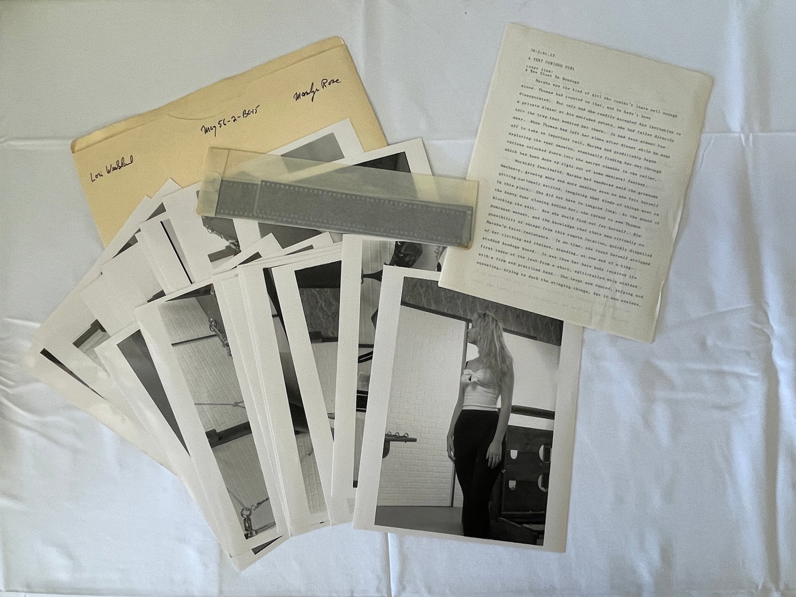 Vintage Pin Up Risque Model Erotic Photo Archive Collection B&W (1 of 2)
