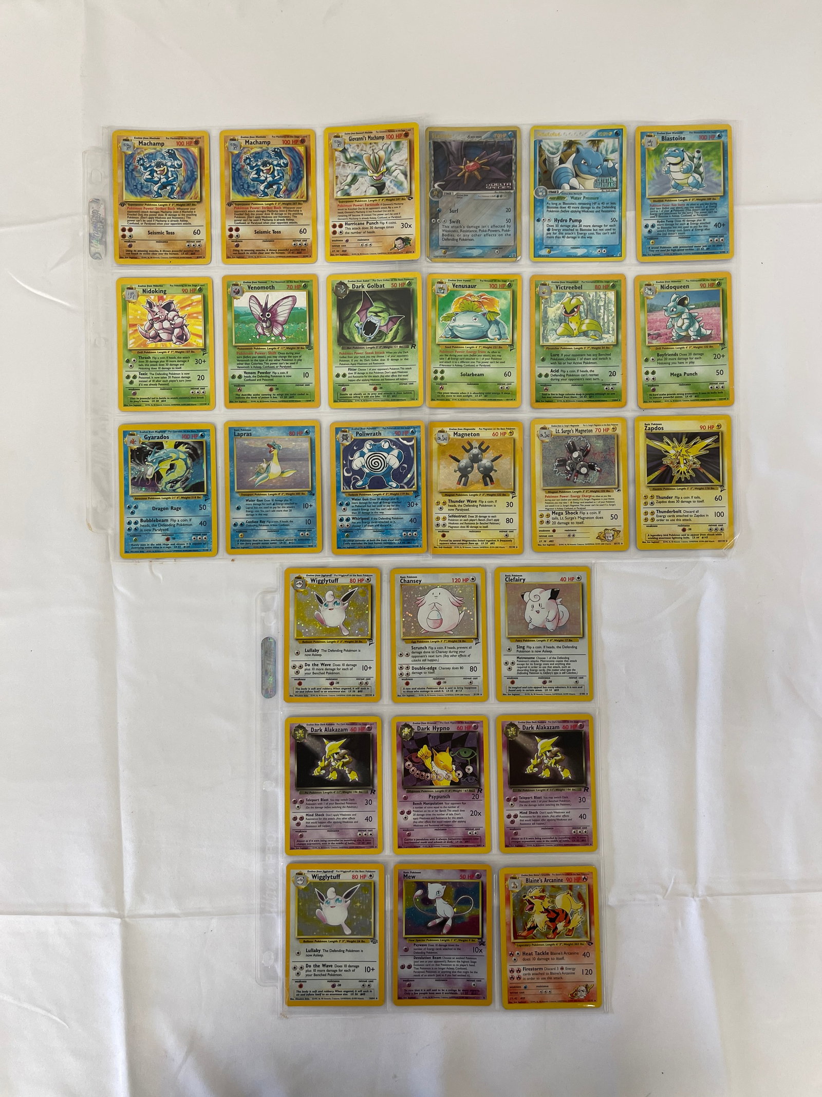 Pokemon TCG Vintage Card Collection 40+ Cards Rocket Base Set Holos (1 of 4)