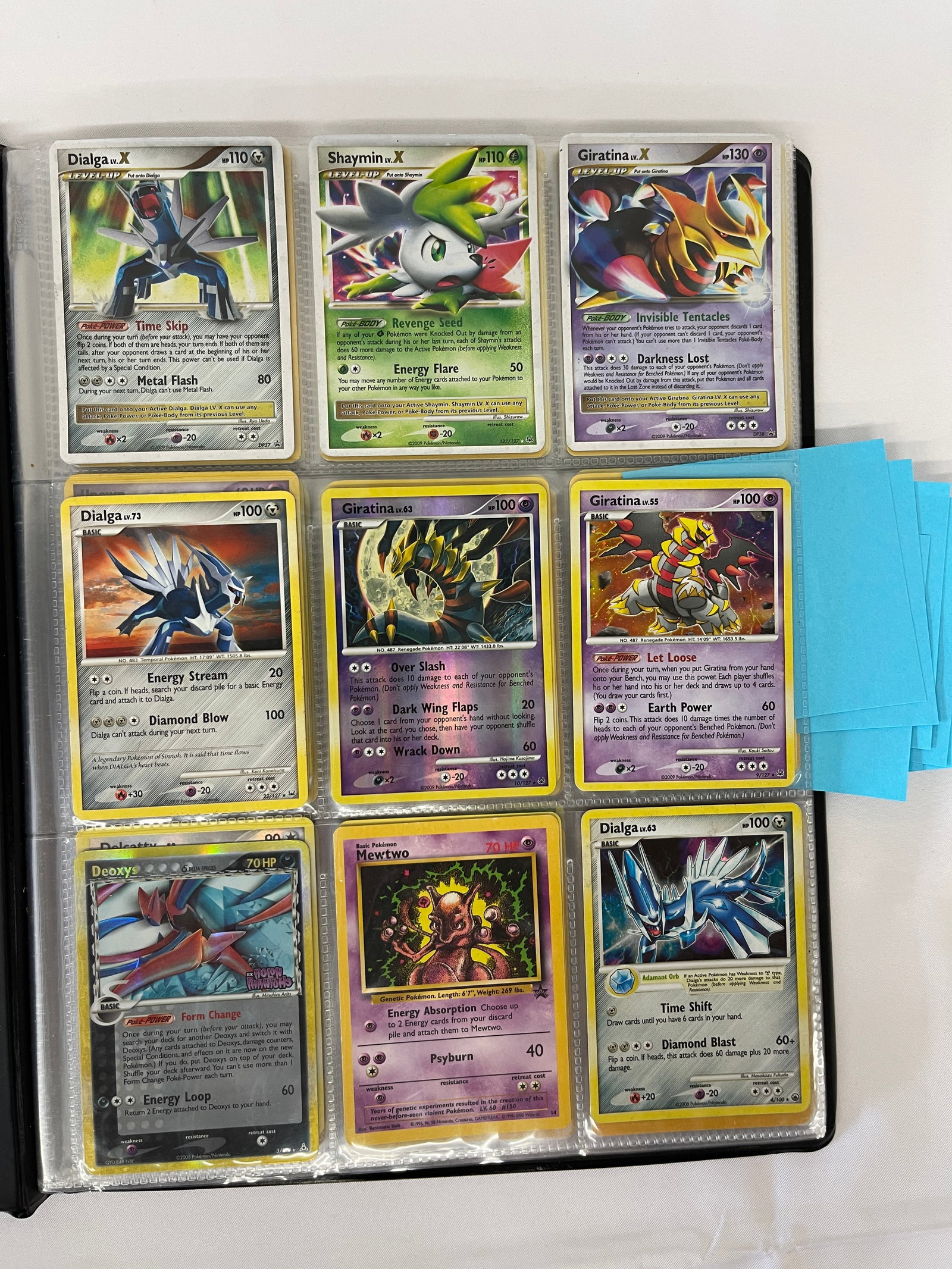Pokemon TCG Mixed Collection Binder 70+ Cards inc. Giratina X, Dialga X, Heatran X (1 of 8)