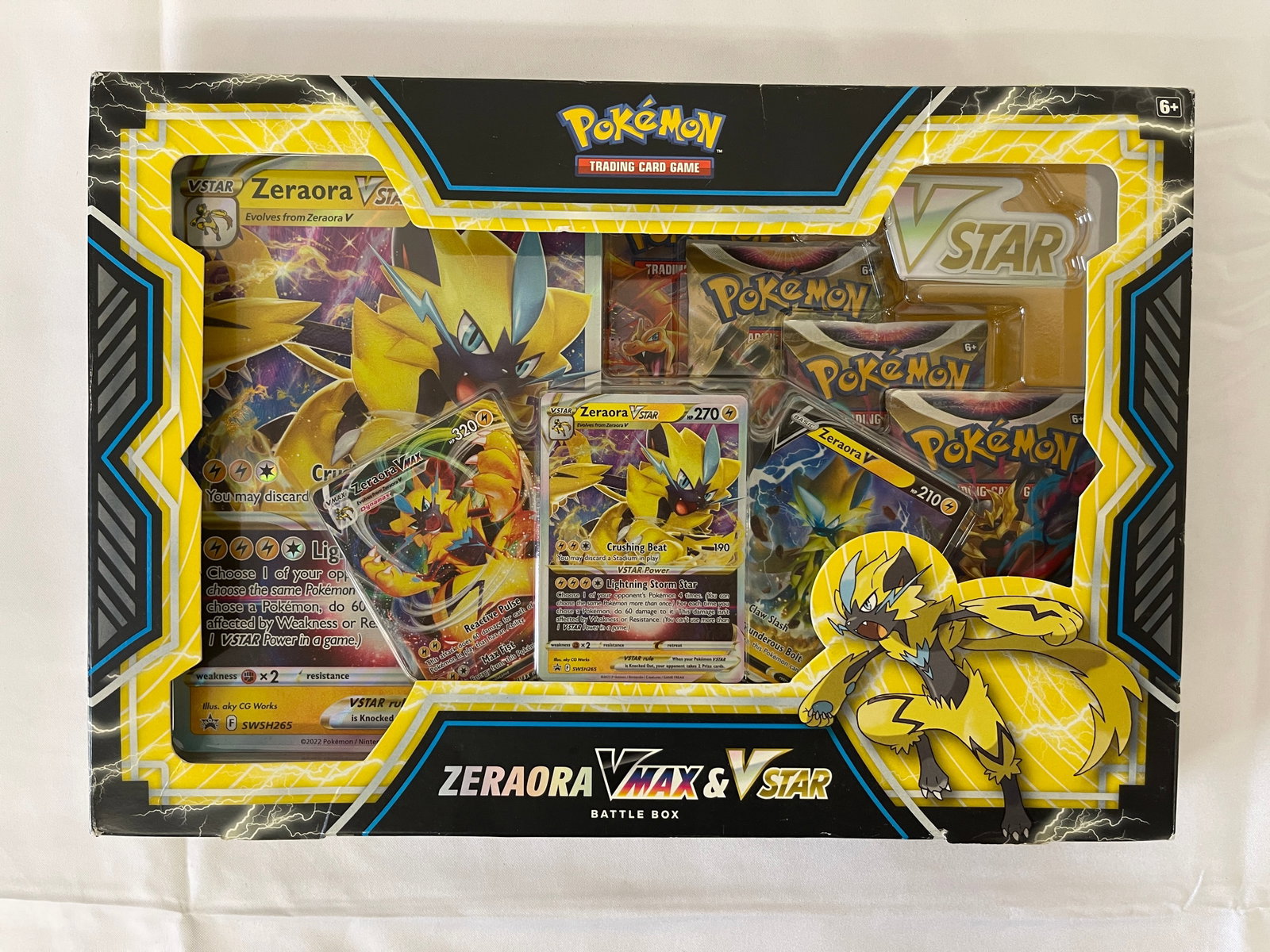 Pokémon TCG Zeraora VMAX & VSTAR Battle Box Sealed 2022: Pokémon TCG Zeraora VMAX & VSTAR Battle Box Sealed 2022