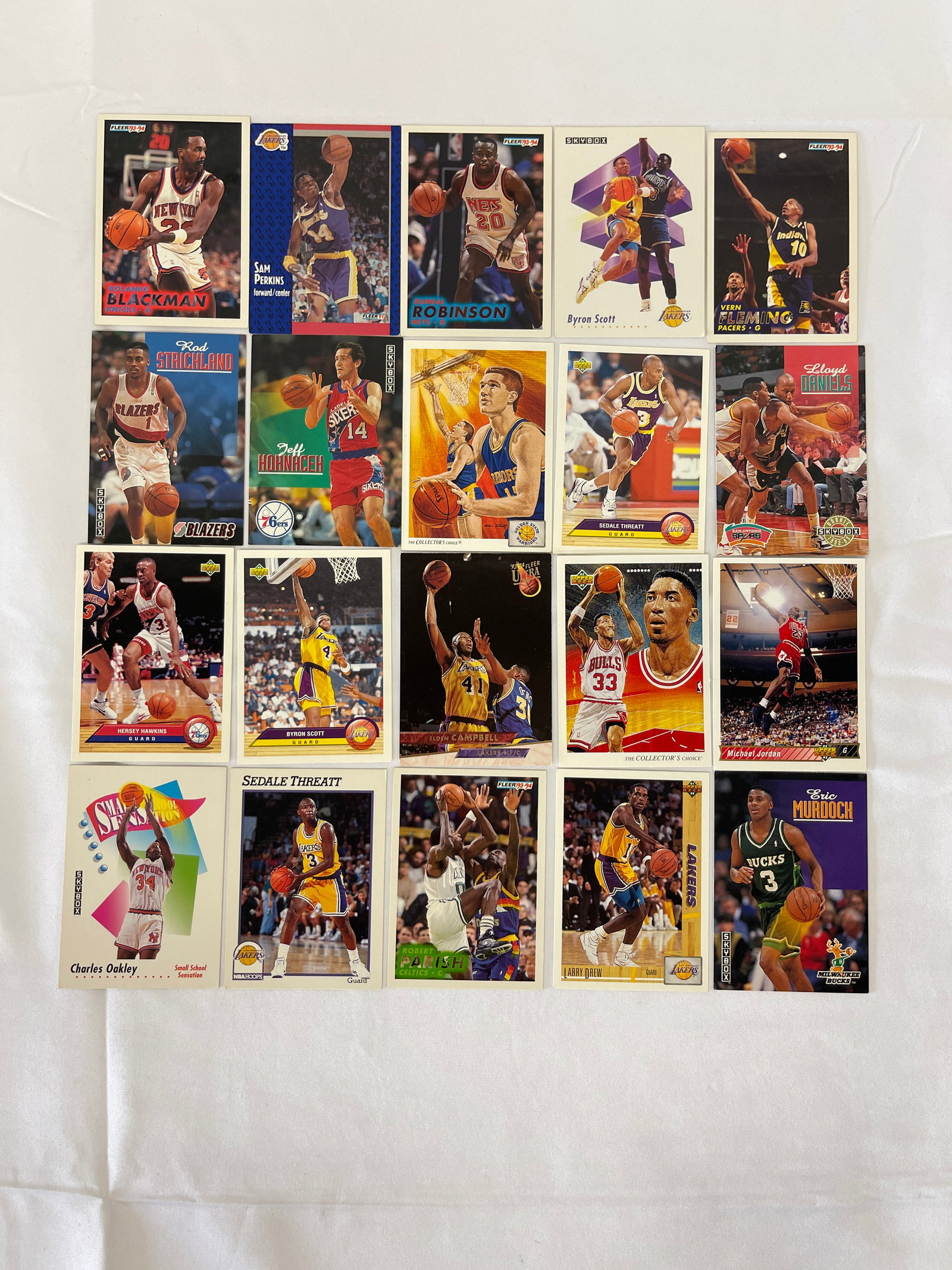 1990s NBA Basketball Cards Lot x20 Fleer Upper Deck SkyBox Jordan Pippen: 1990s NBA Basketball Cards Lot x20 Fleer Upper Deck SkyBox Jordan Pippen