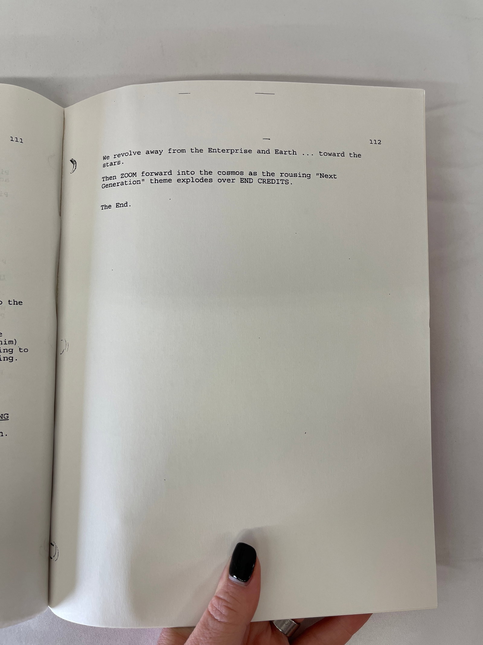 Star Trek Nemesis CAA Movie Script John Logan Paramount - 2