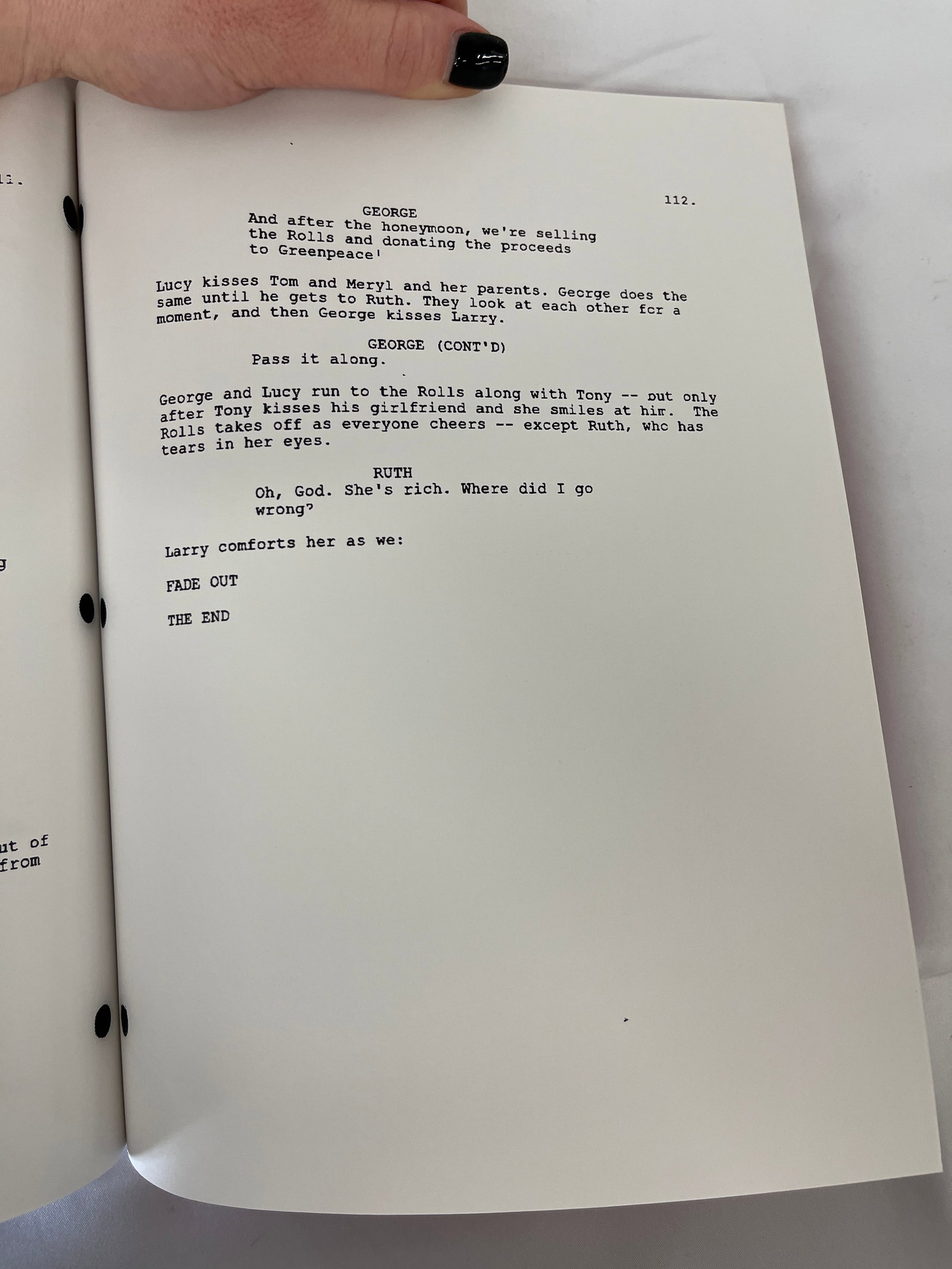 Two Weeks Notice CAA Screenplay Script Marc Lawrence 2001 - 2