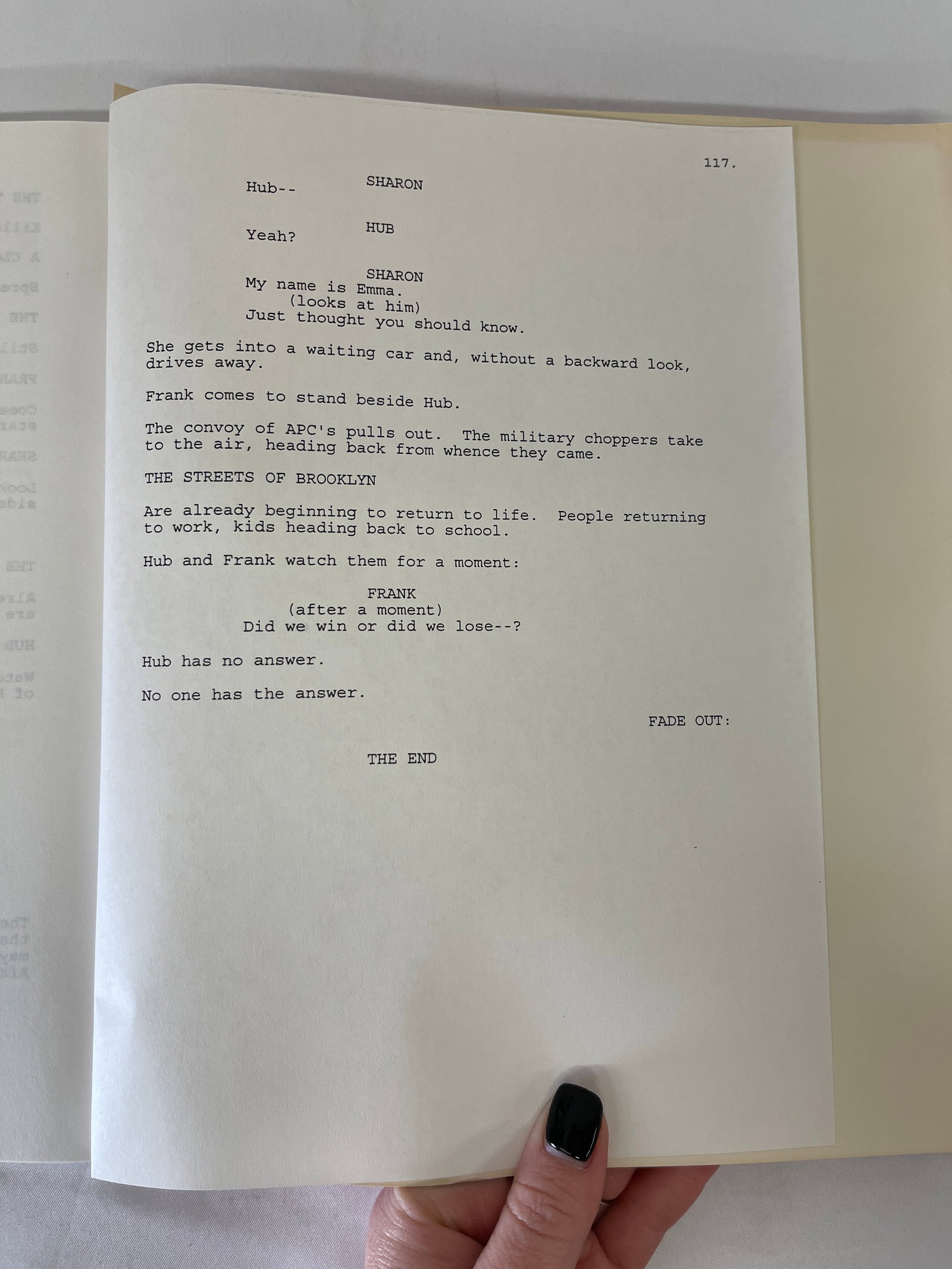 The Siege (1998) CAA movie script - 2