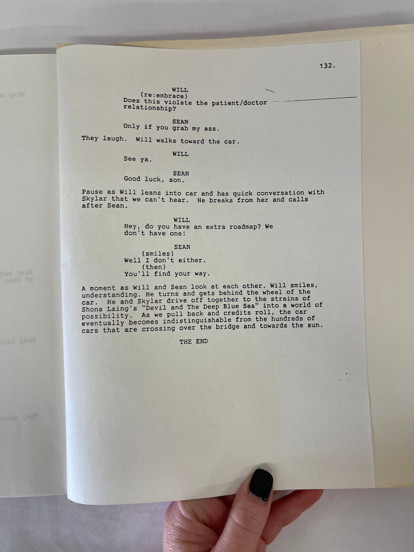 Good Will Hunting Original First Draft Screenplay Script CAA 10/24/94 Damon Affleck - 2