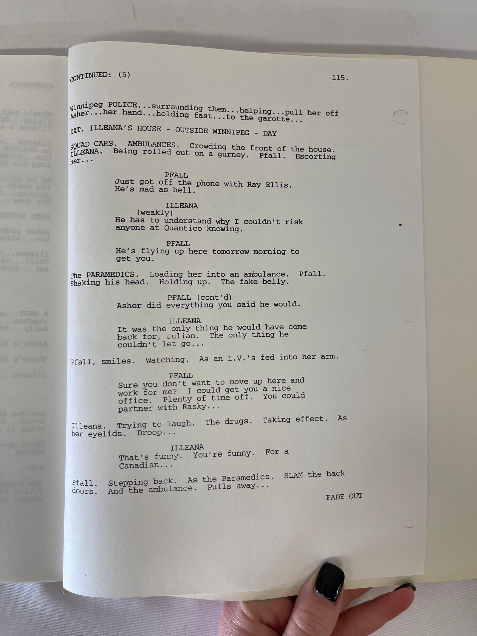 Taking Lives Original Second Draft Screenplay by H. Seitz, Dated 3.22.02, CAA - 2