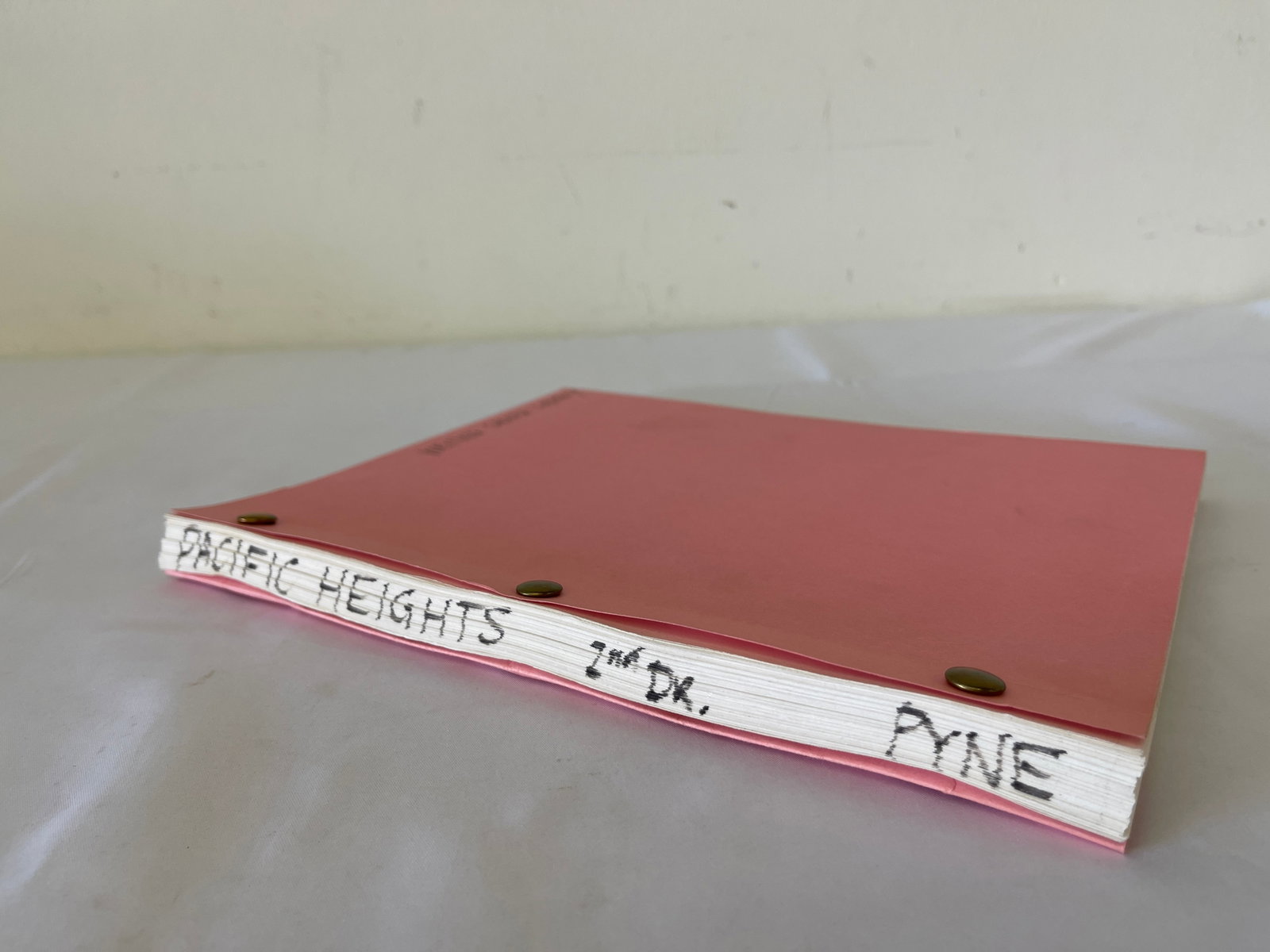 Pacific Heights Movie Script by Daniel Pyne Dated 09/05/89 - 3