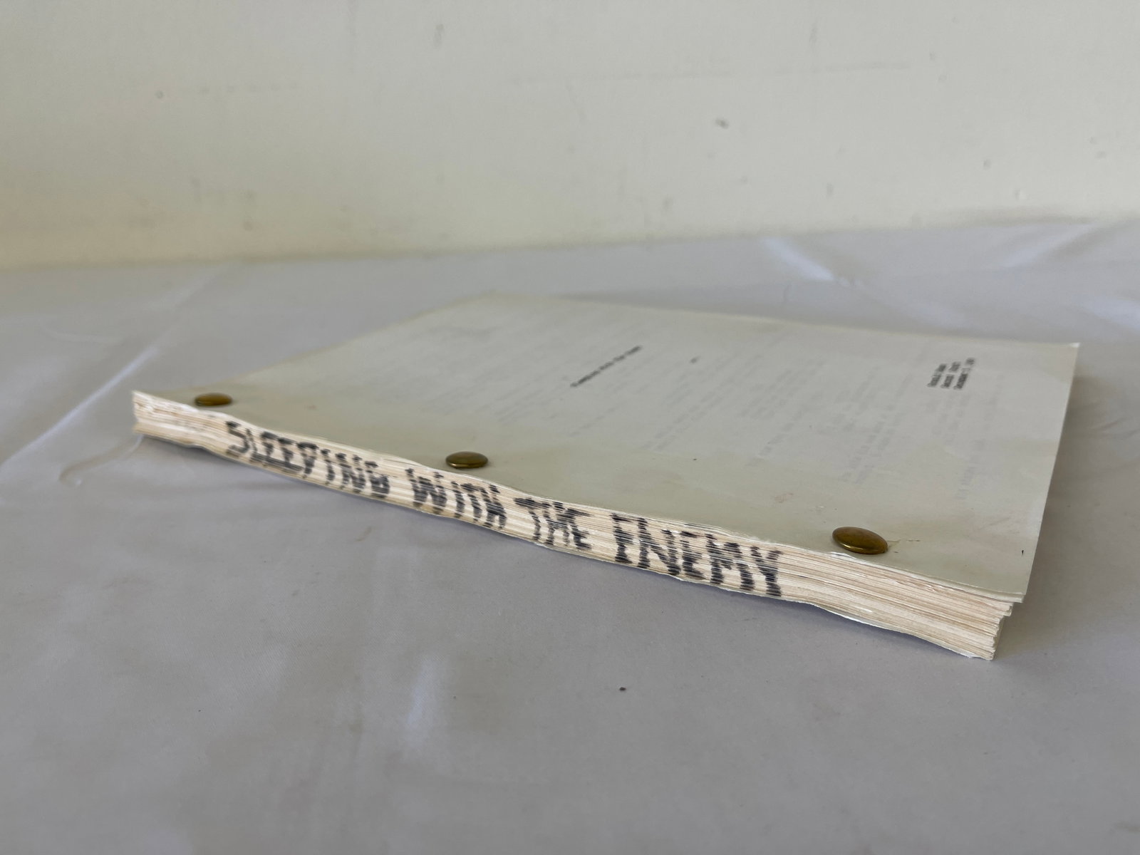 Sleeping With The Enemy Original Second Draft Screenplay Script Ronald Bass 1989 - 3