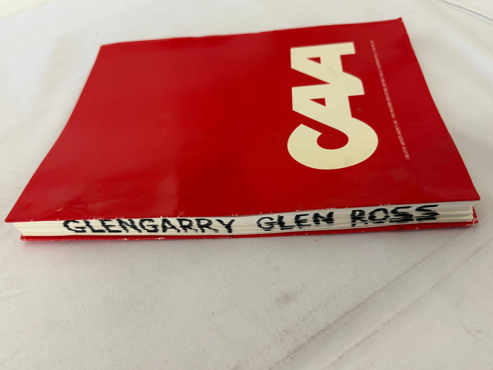 Glengarry Glen Ross David Mamet First Draft Screenplay Script CAA Cover - 3