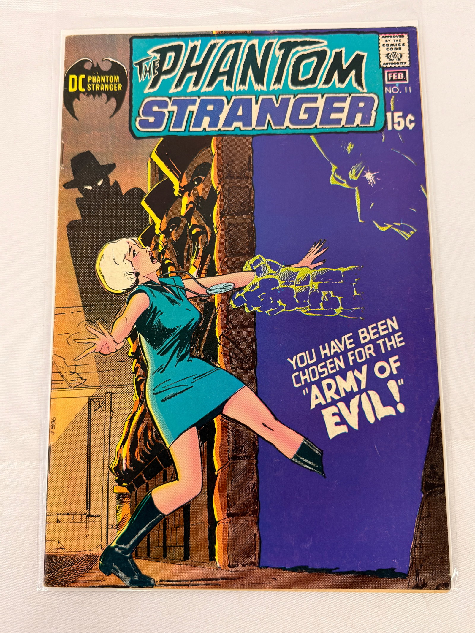 The Phantom Stranger #11 DC Comics Bronze Age Feb 1971 Army of Evil 15 Cent (1 of 2)