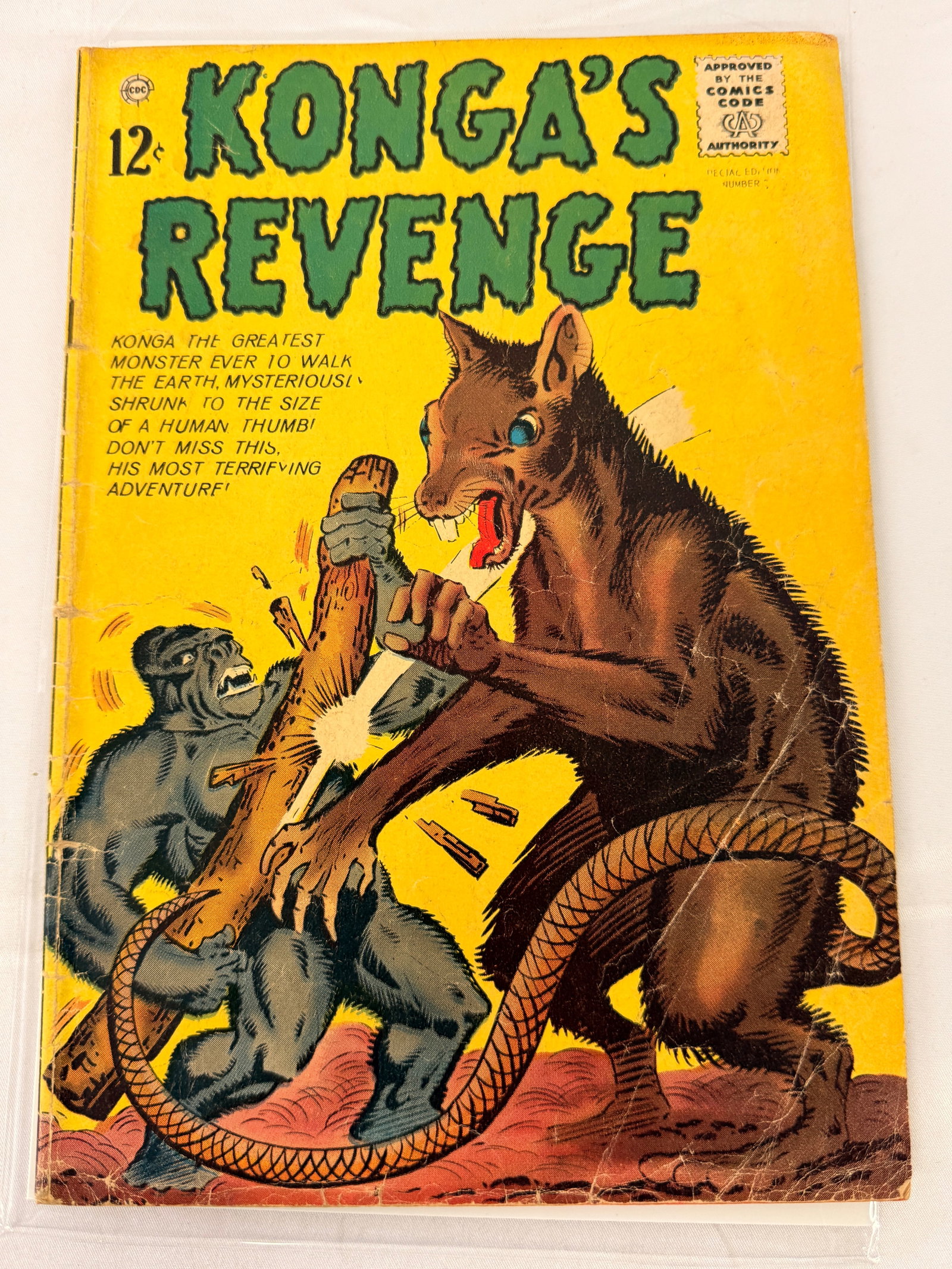 Konga's Revenge Charlton Comics Special Edition Vintage Comic Book 12 Cent (1 of 2)