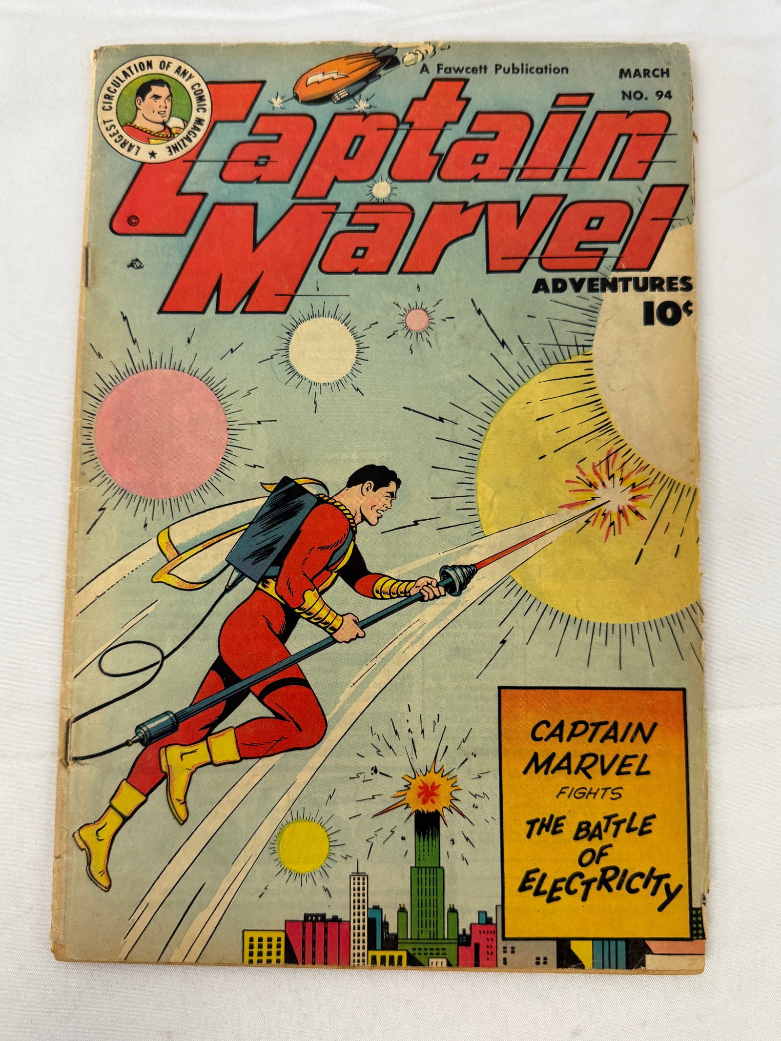 Captain Marvel Adventures #94 Fawcett Comics March 1949 Golden Age Comic Book (1 of 2)