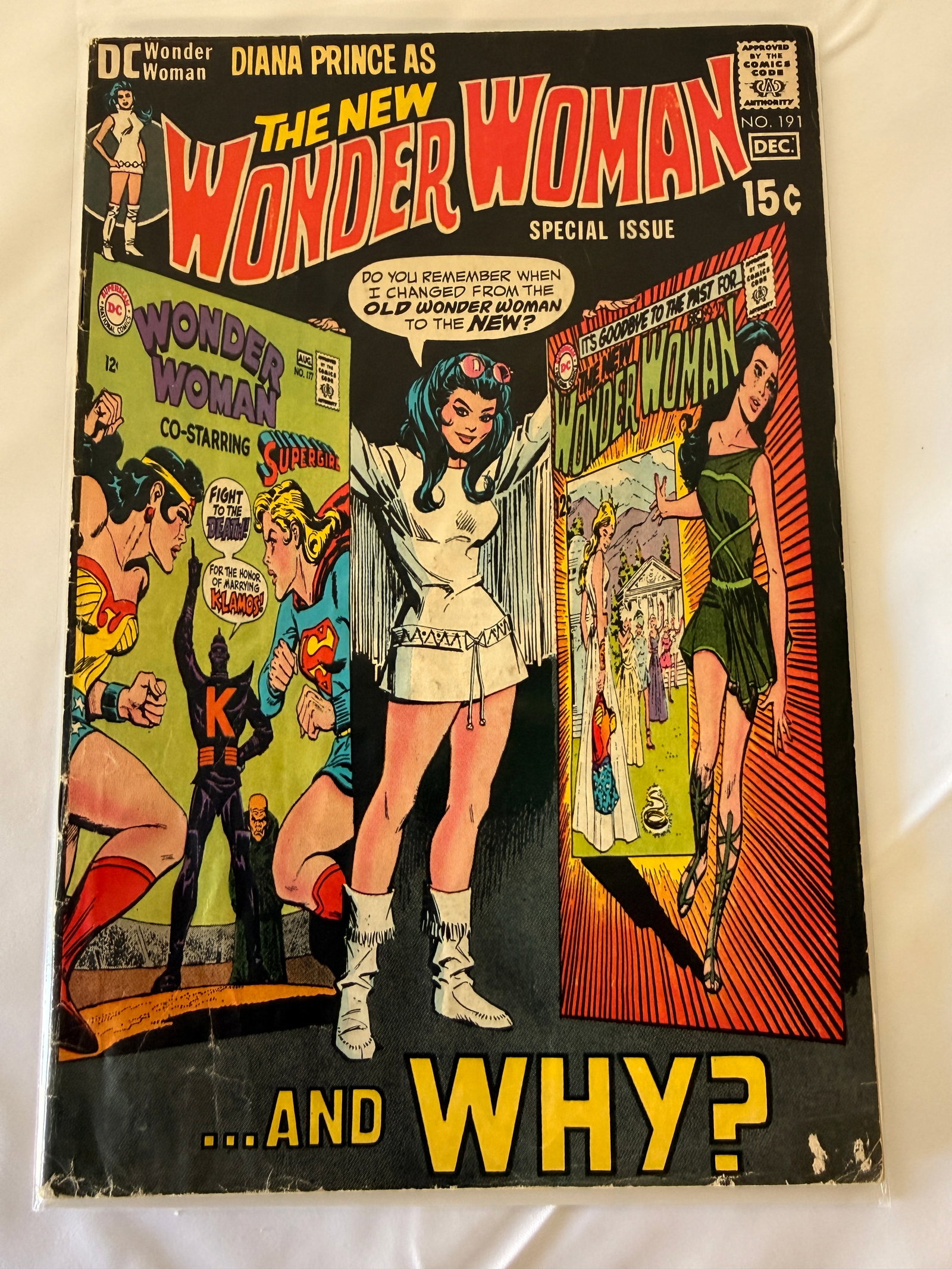 Wonder Woman #191 DC Comics Special Issue Diana Prince New Wonder Woman 1970 (1 of 2)