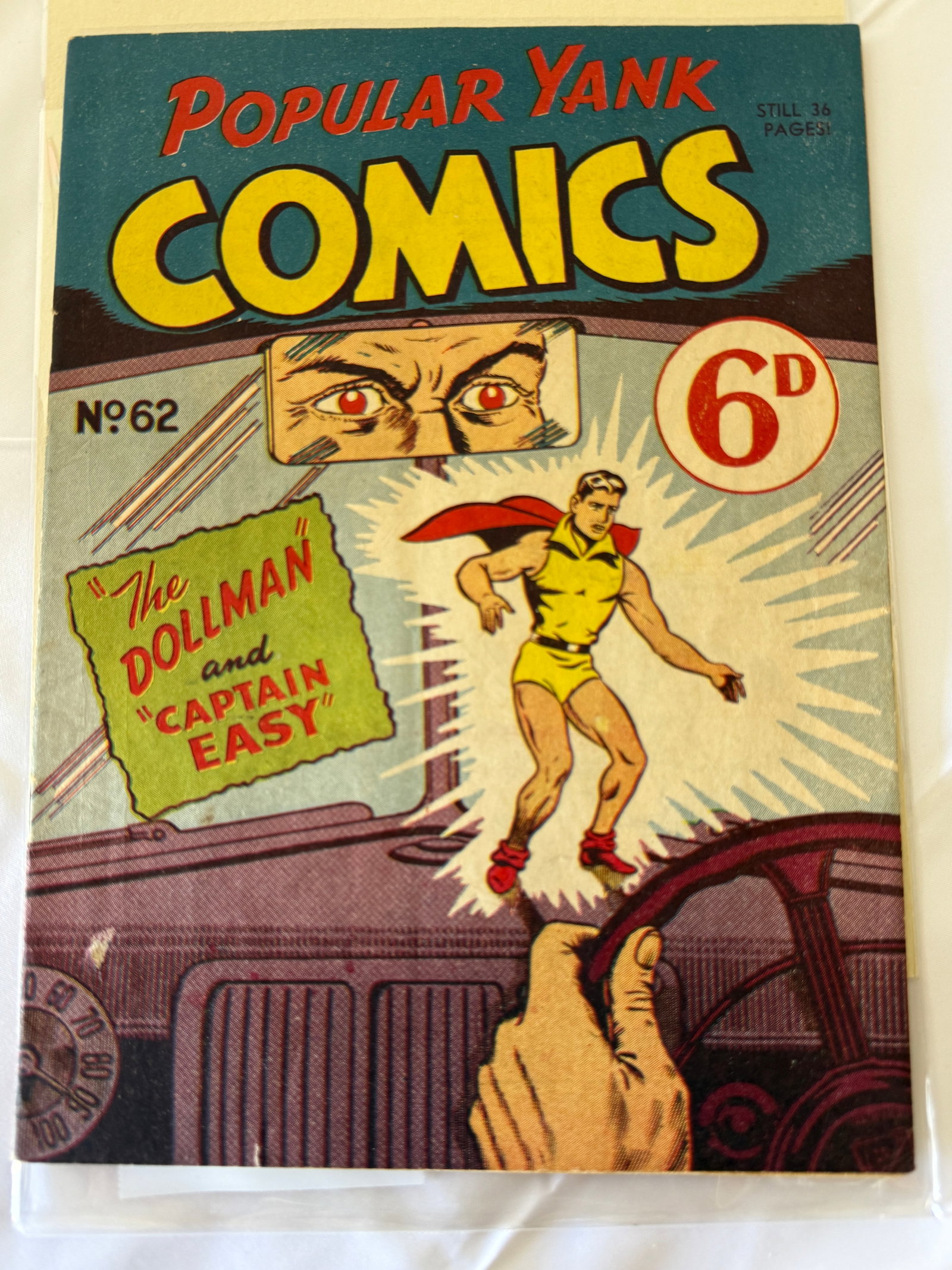 Popular Yank Comics No. 62 The Dollman & Captain Easy Vintage Comic Book: Popular Yank Comics No. 62 The Dollman & Captain Easy Vintage Comic Book