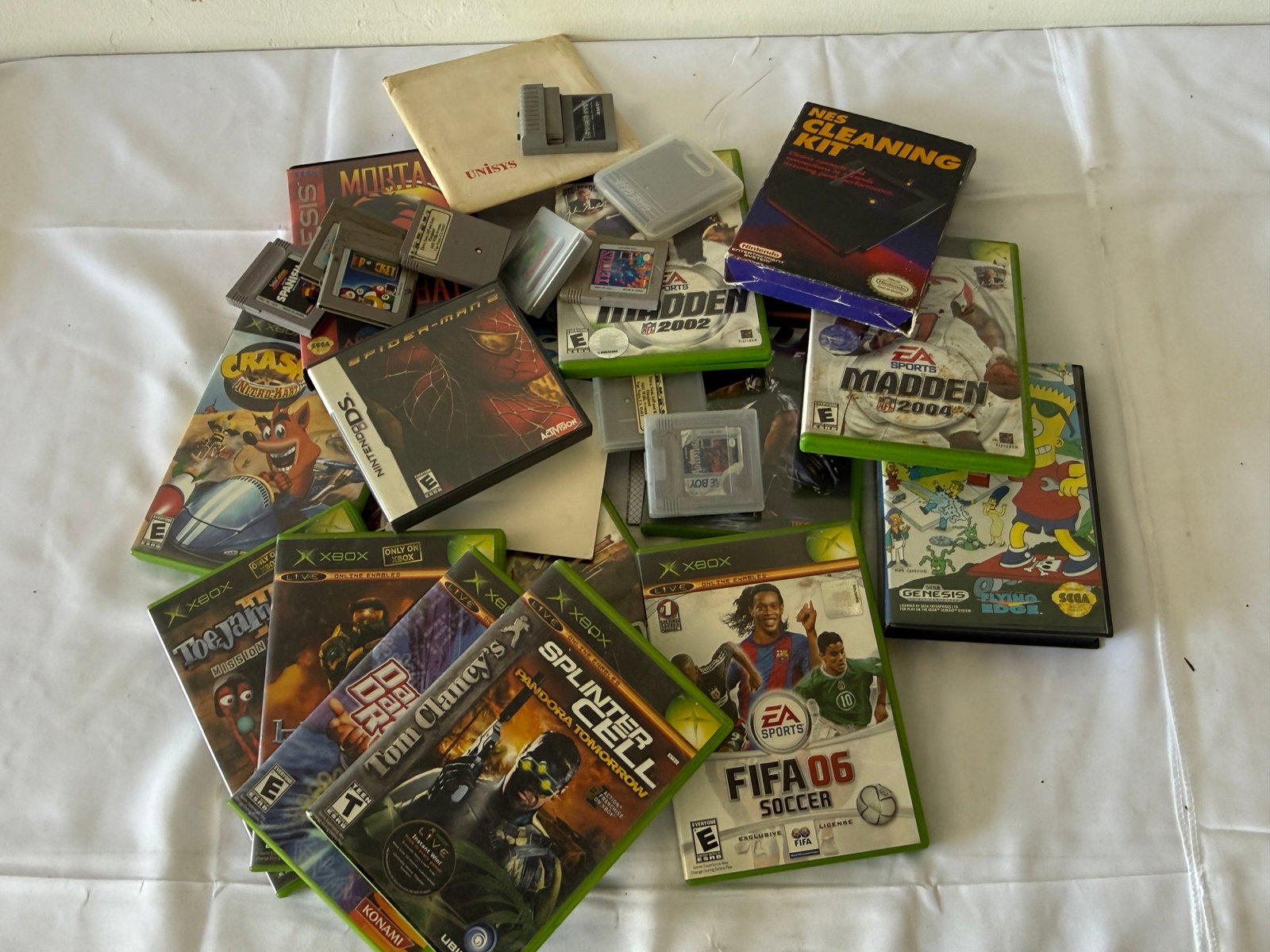 Retro Video Game Lot Xbox Original Game Boy Sega Genesis NES Cleaning Kit 20pc (1 of 1)