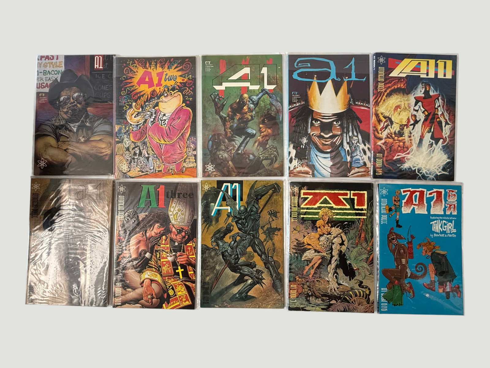 A1 Comics Anthology Complete Set #1-6 Atomeka Press Including Tank Girl (1 of 1)