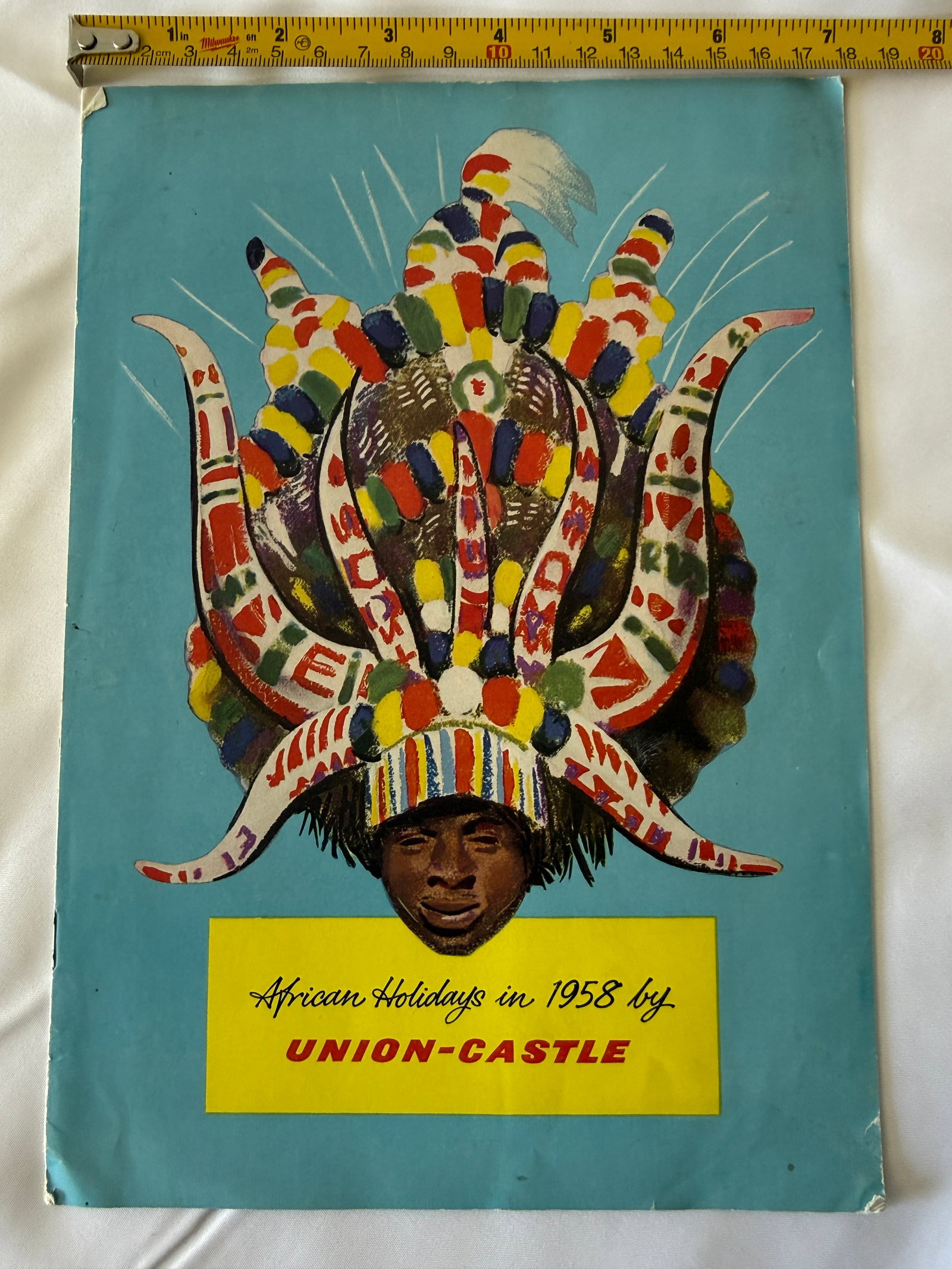 Union-Castle Line 'African Holidays in 1958' Original Travel Brochure (1 of 4)