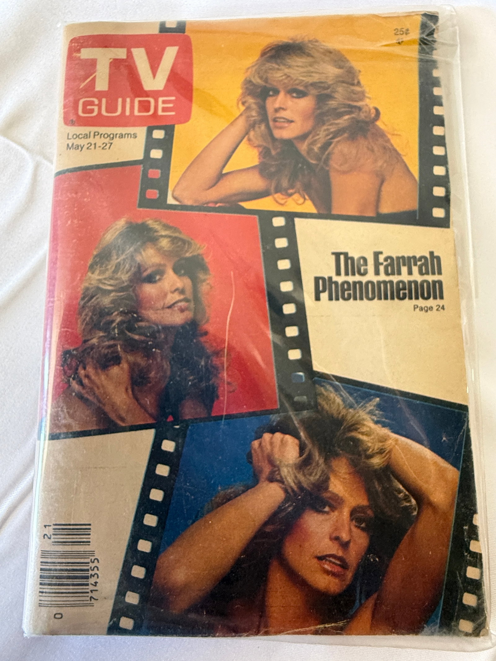 Farrah Fawcett TV Guide May 21-27 Vintage Magazine The Farrah Phenomenon (1 of 3)