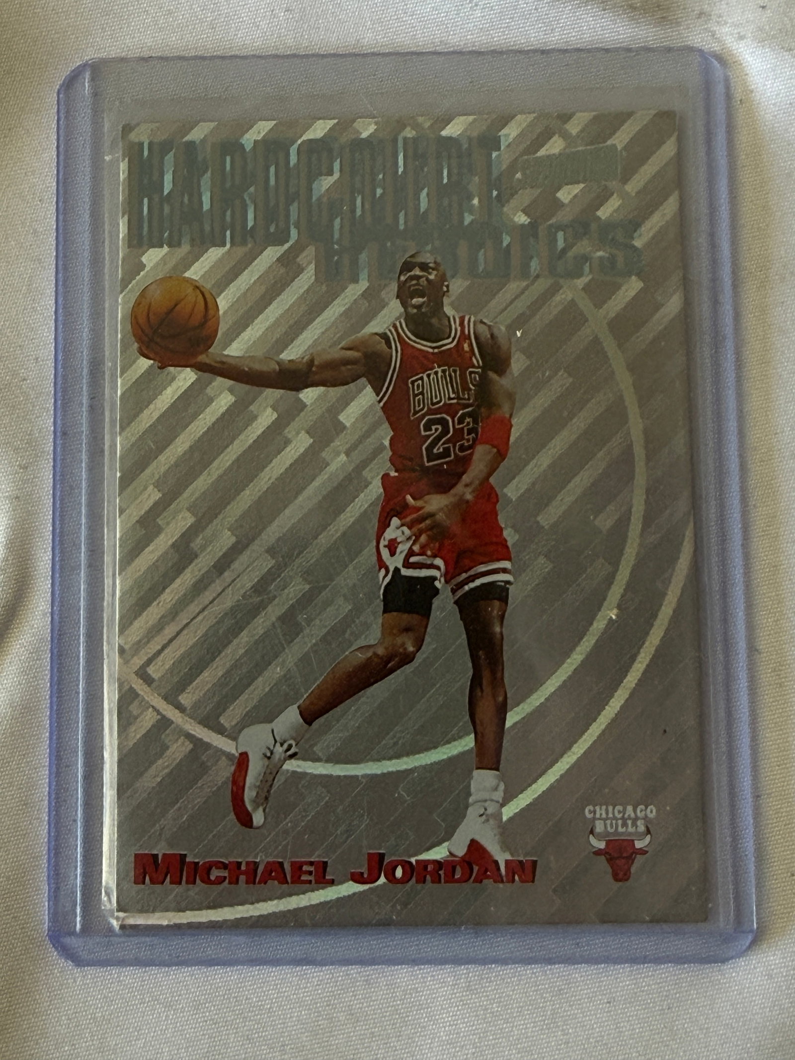 Michael Jordan 1997 Topps Stadium Club Hardcourt Heroics #H1 Chicago Bulls Card (1 of 2)