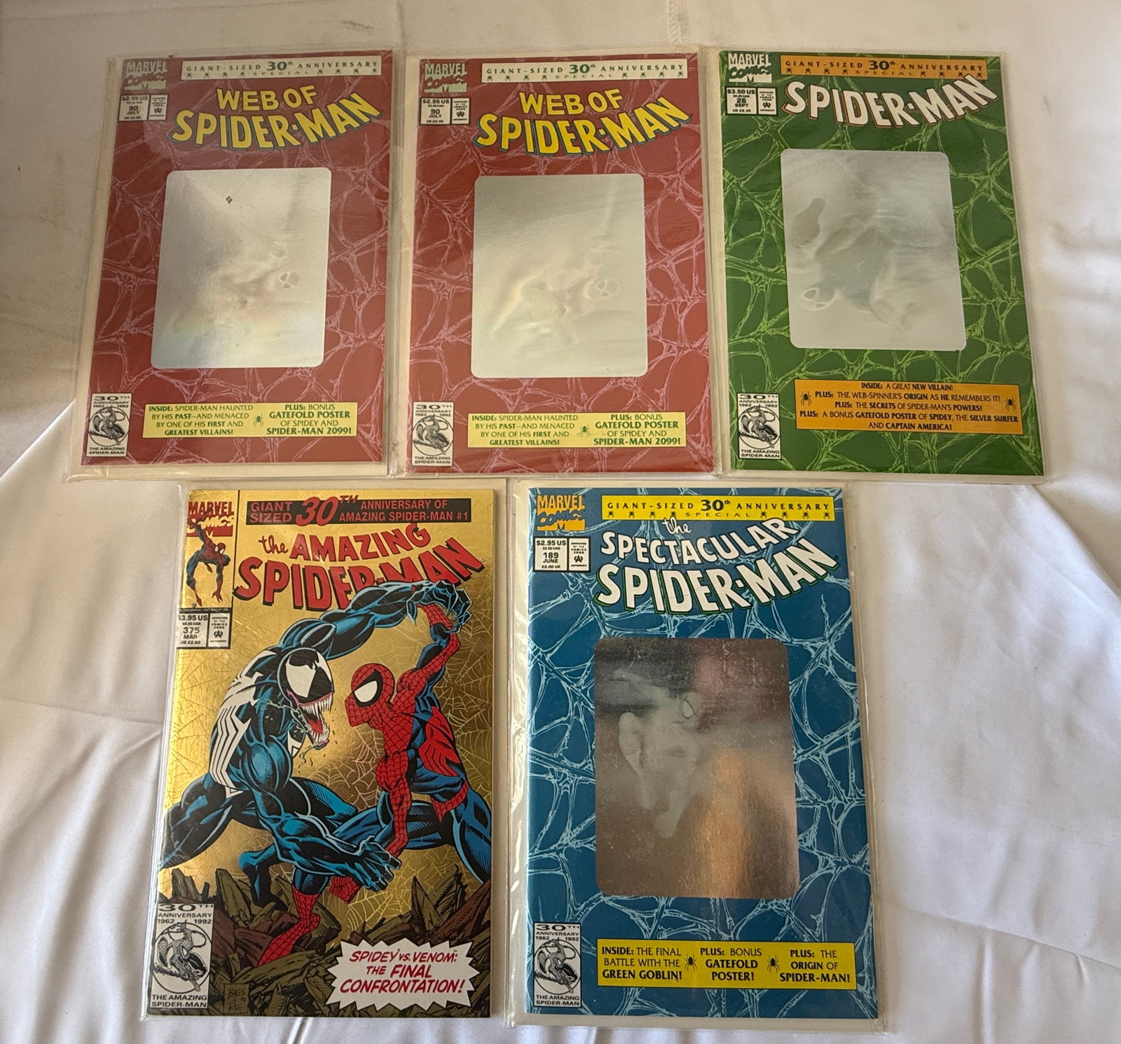 Spider-Man Marvel Comics 30th Anniversary Special Giant-Sized Lot of 5 (1 of 1)
