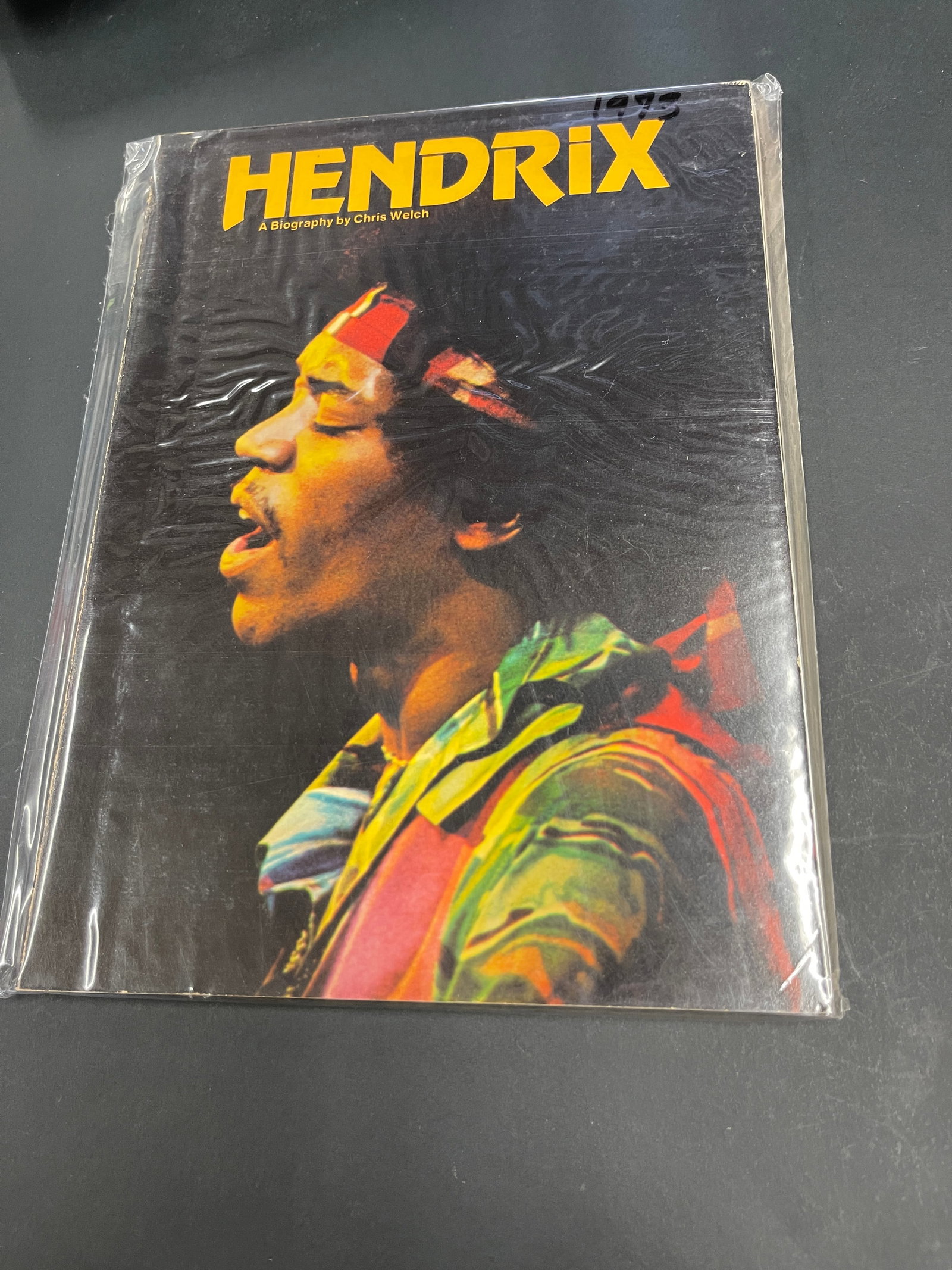 Hendrix Biography by Chris Welch 1973 Softcover Book in Protective Sleeve (1 of 3)