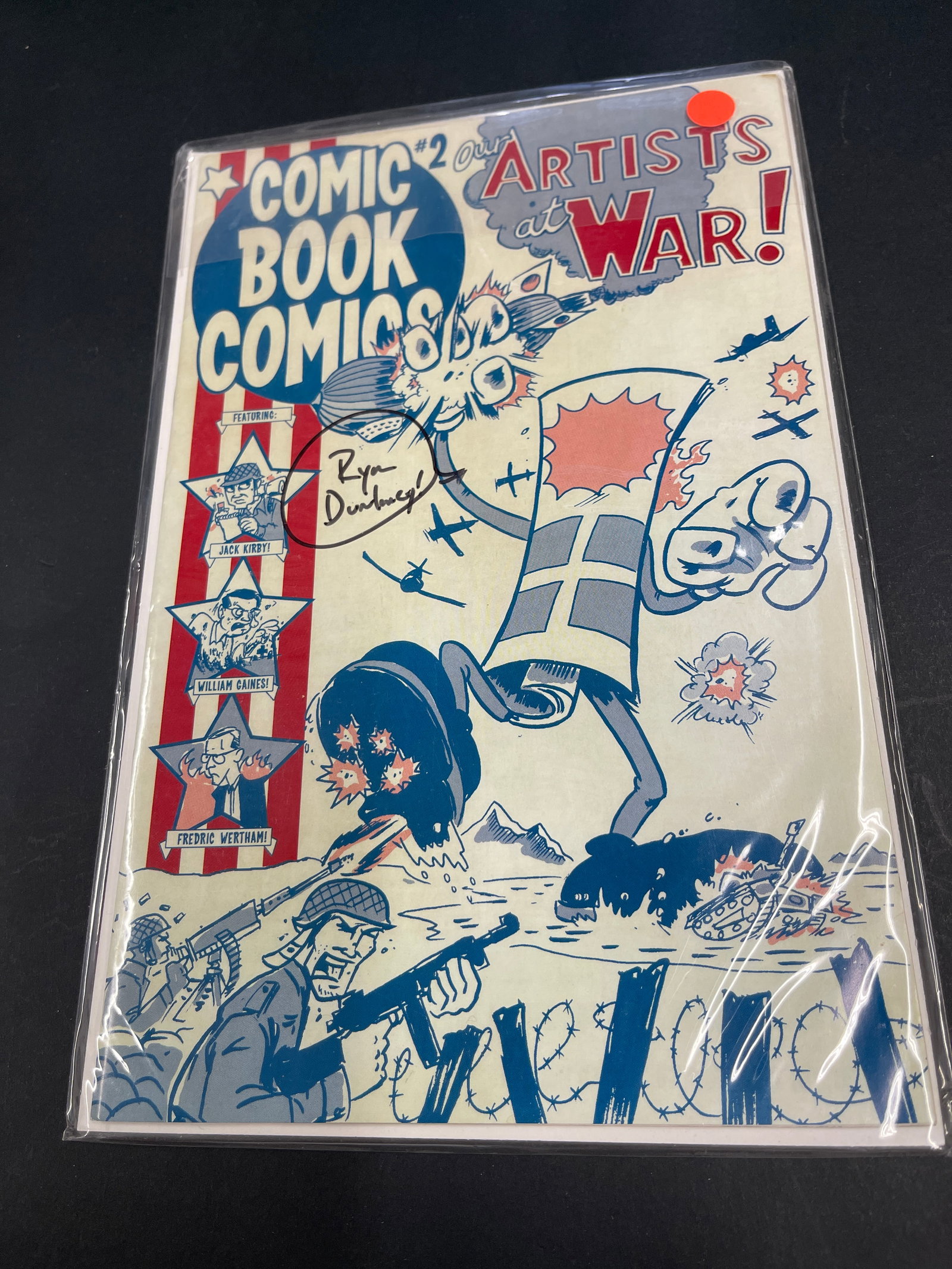 Comic Book Comics #2 Artists at War Signed Ryan Dunlavey Comic Book (1 of 1)