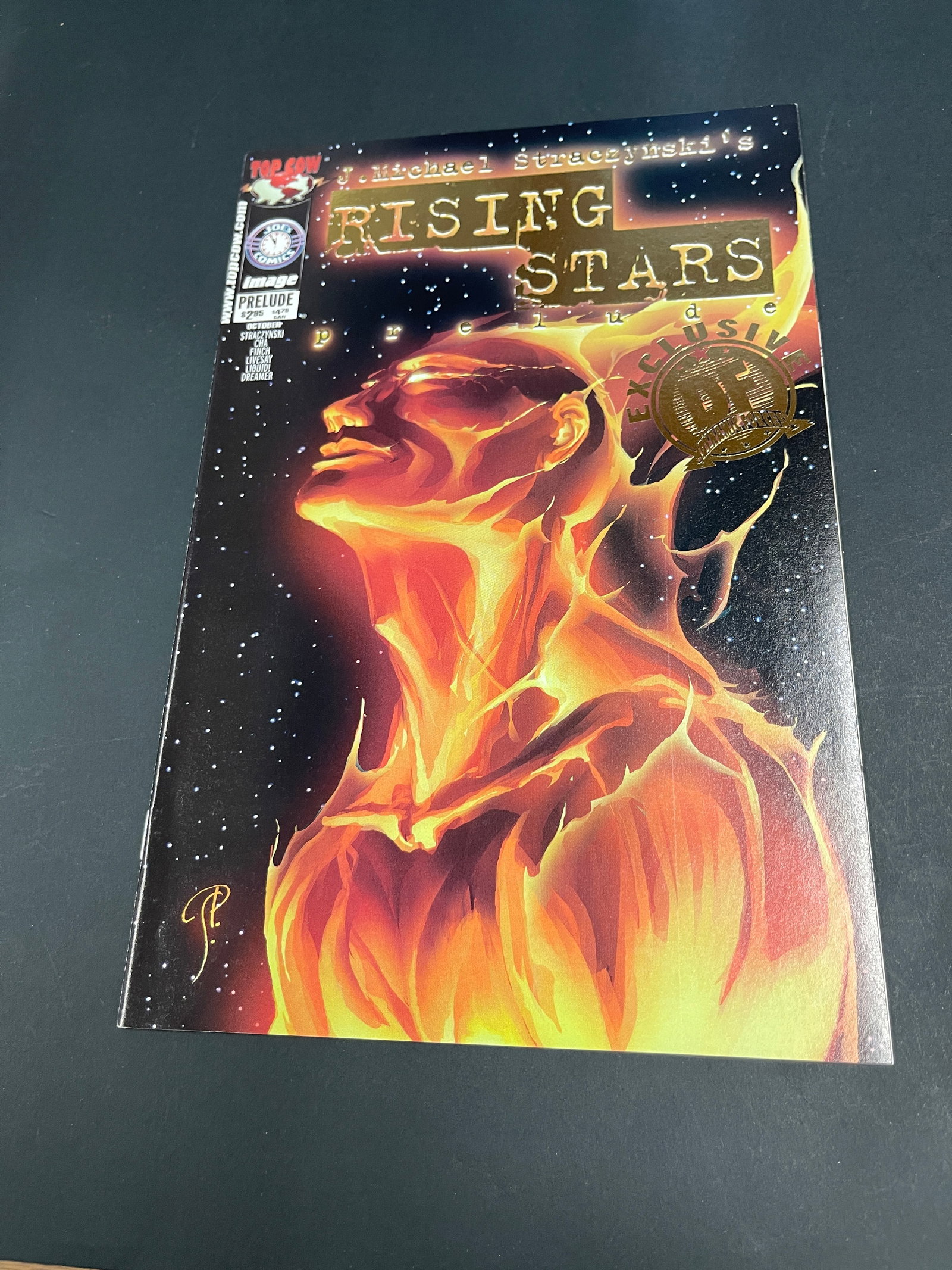 Rising Stars Prelude Dynamic Forces Exclusive Gold Foil Stamp Comic #1307/5000 COA (1 of 3)