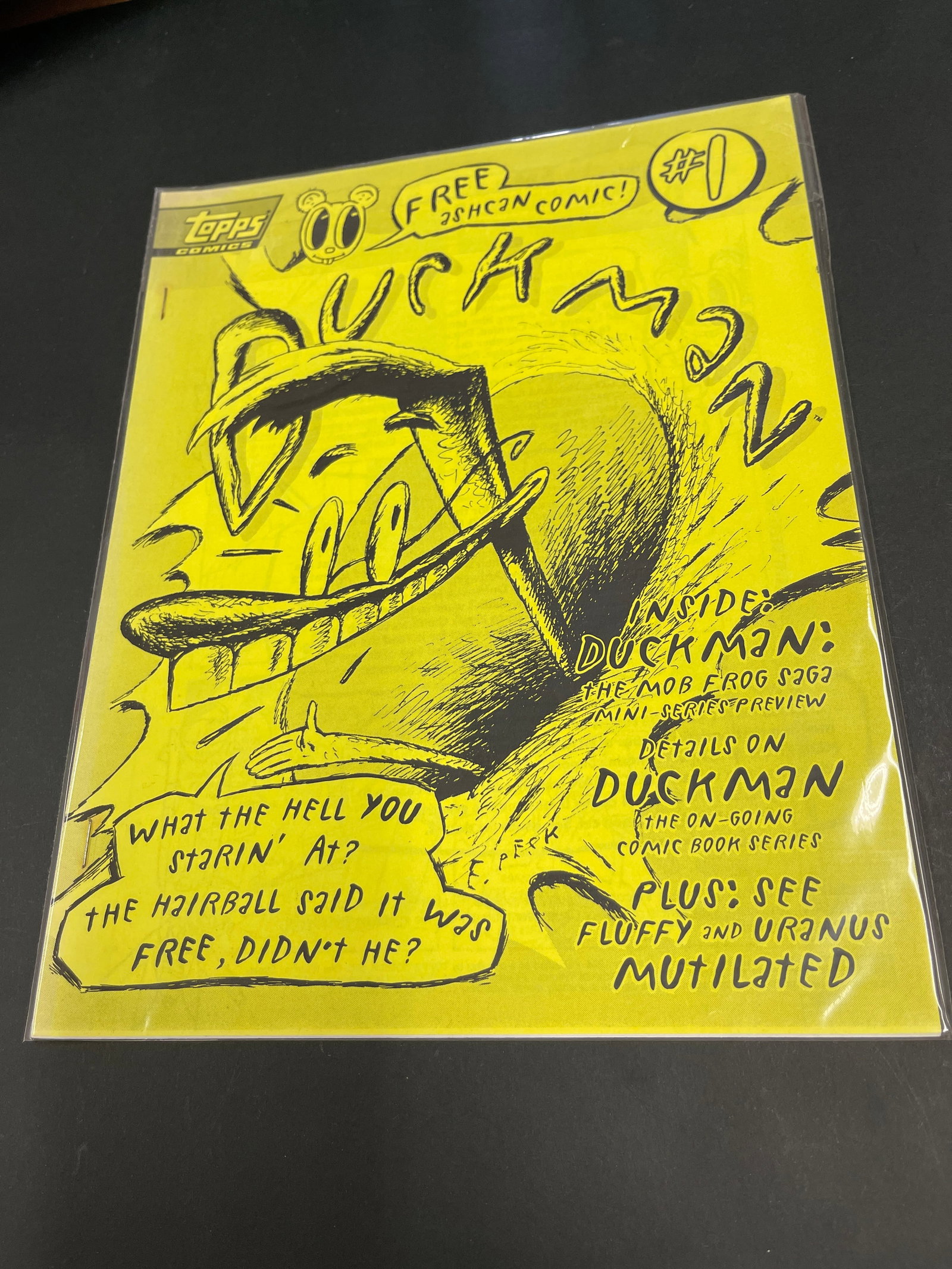 Duckman #1 Topps Comics Free Promo Comic Convention Ashcan Yellow Variant (1 of 2)