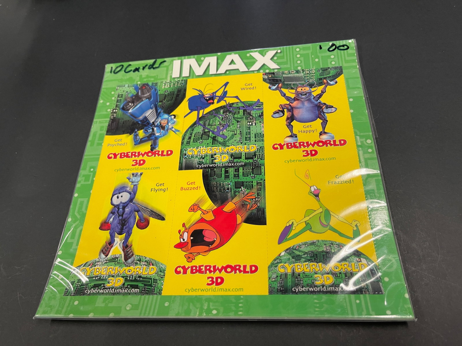 IMAX CyberWorld 3D Collector Cards Set of 10 Sealed Pack 2000 (1 of 2)
