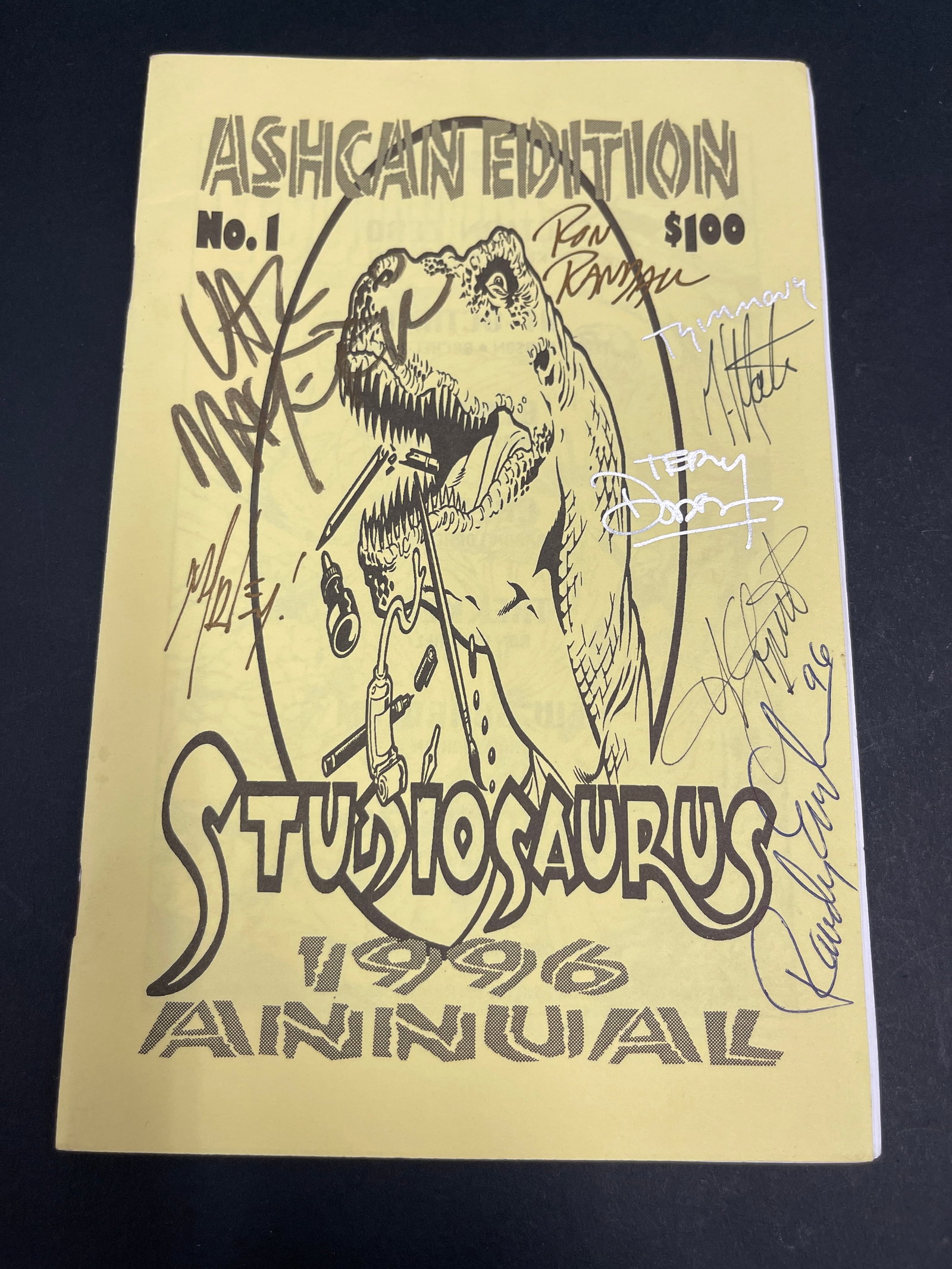 Studiosaurus 1996 Annual Ashcan Edition No.1 Multi-Signed Comic Book (1 of 2)