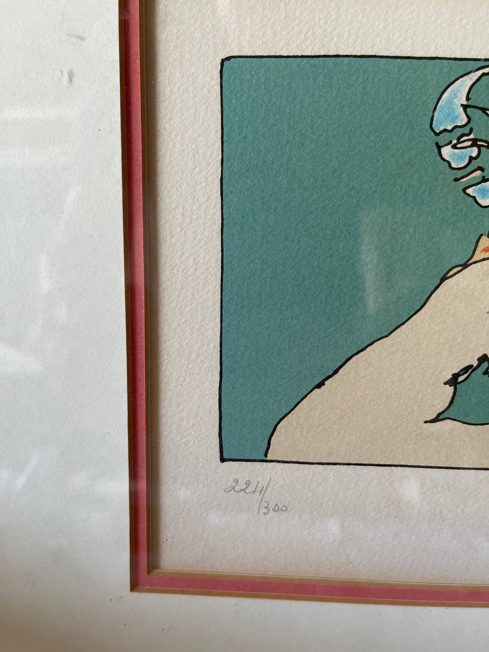 Peter Max 'Facing Left' Limited Edition Lithograph 221/300 Signed - 3