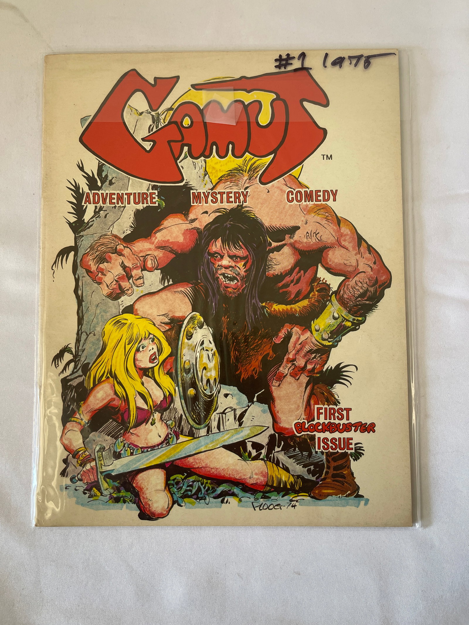 Cano #1 1978 First Blockbuster Issue Comic Magazine Adventure Mystery Comedy (1 of 4)