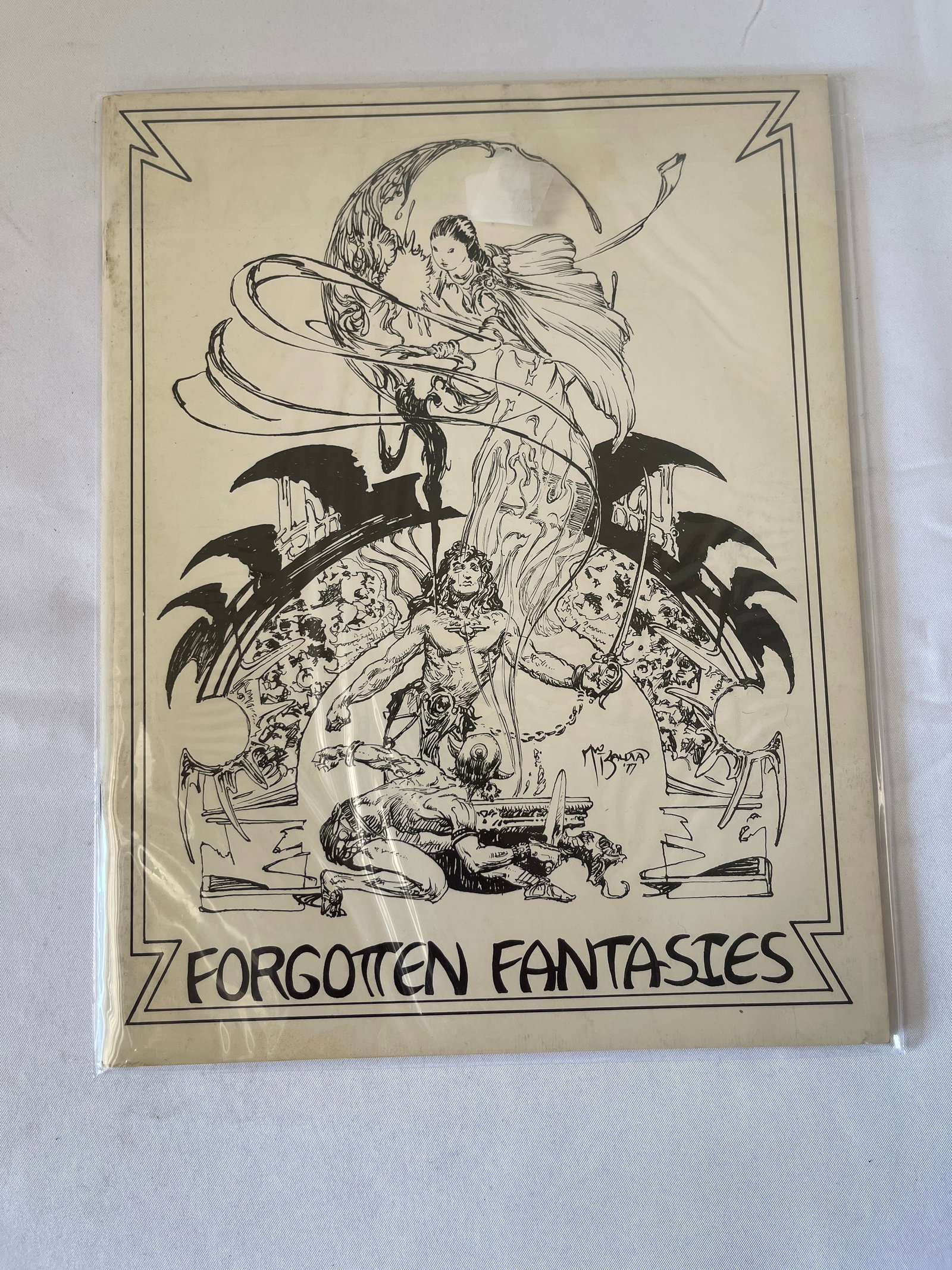Forgotten Fantasies Signed Fantasy Art Portfolio Signed Hickman & Ness (1 of 3)