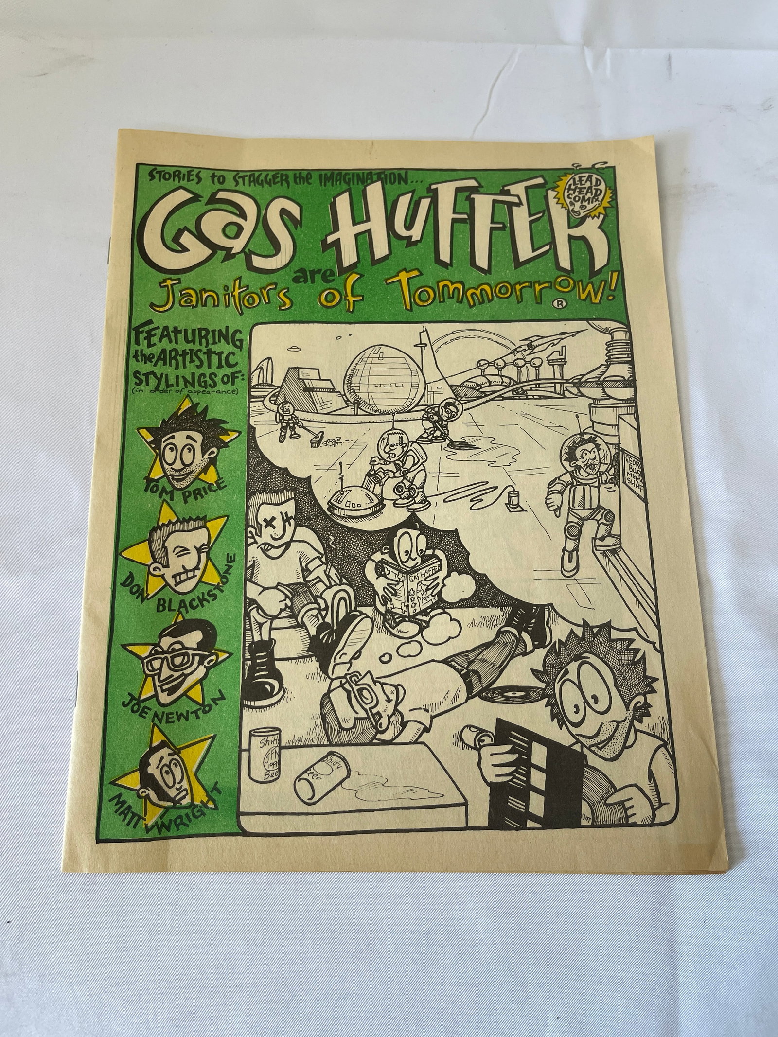 Gas Huffer 'Janitors of Tomorrow' Original Underground Comic Zine Seattle 1991 (1 of 2)