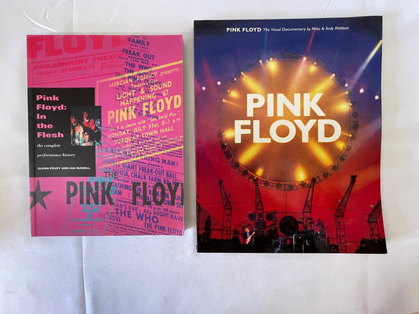 Pink Floyd Two Book Lot: In the Flesh (1997) & Visual Documentary (1994) (1 of 5)