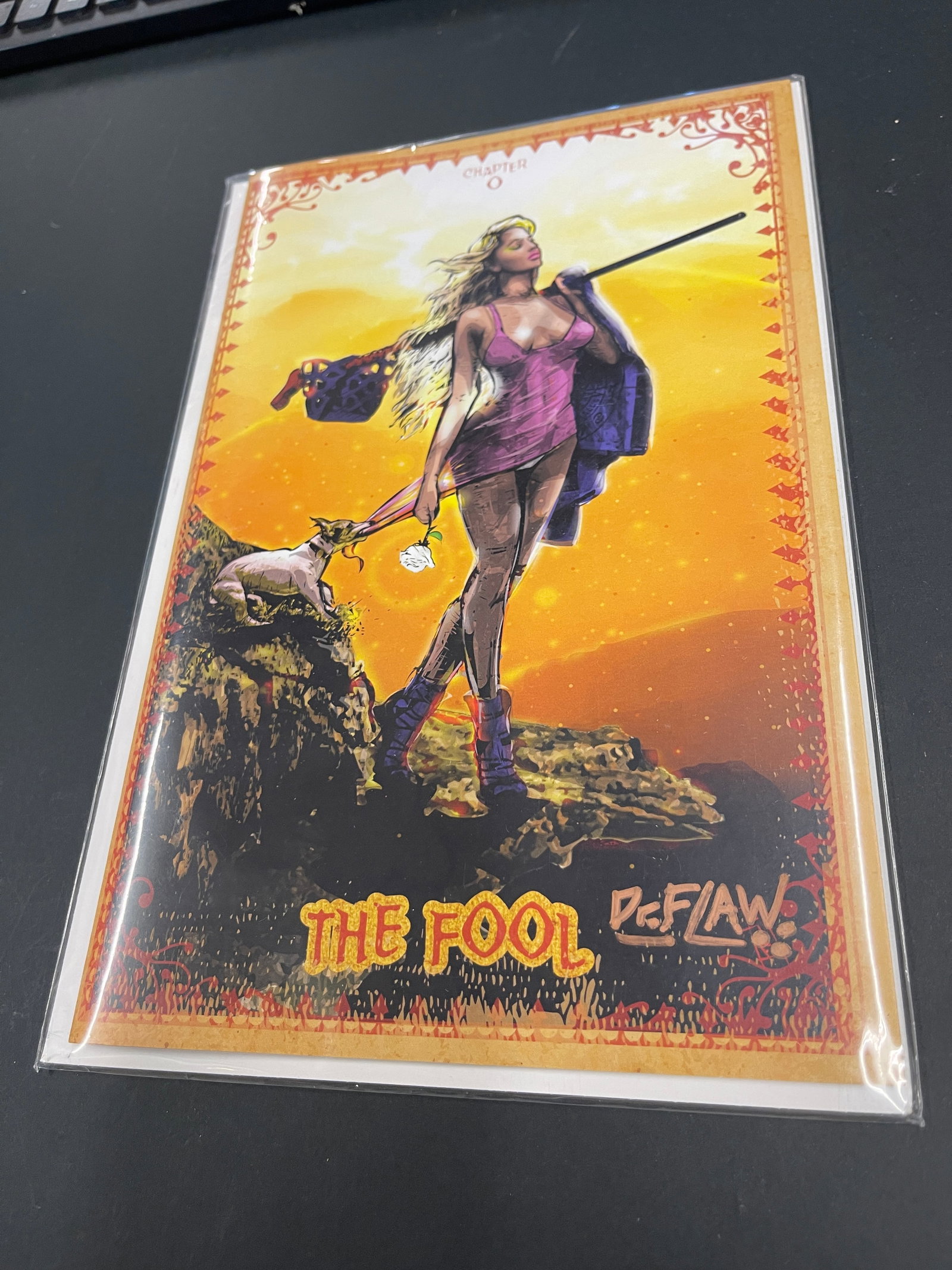 The Fool Dr. Flaw Comix Chapter 0 Signed Comic Book with Certificate of Authenticity (1 of 2)