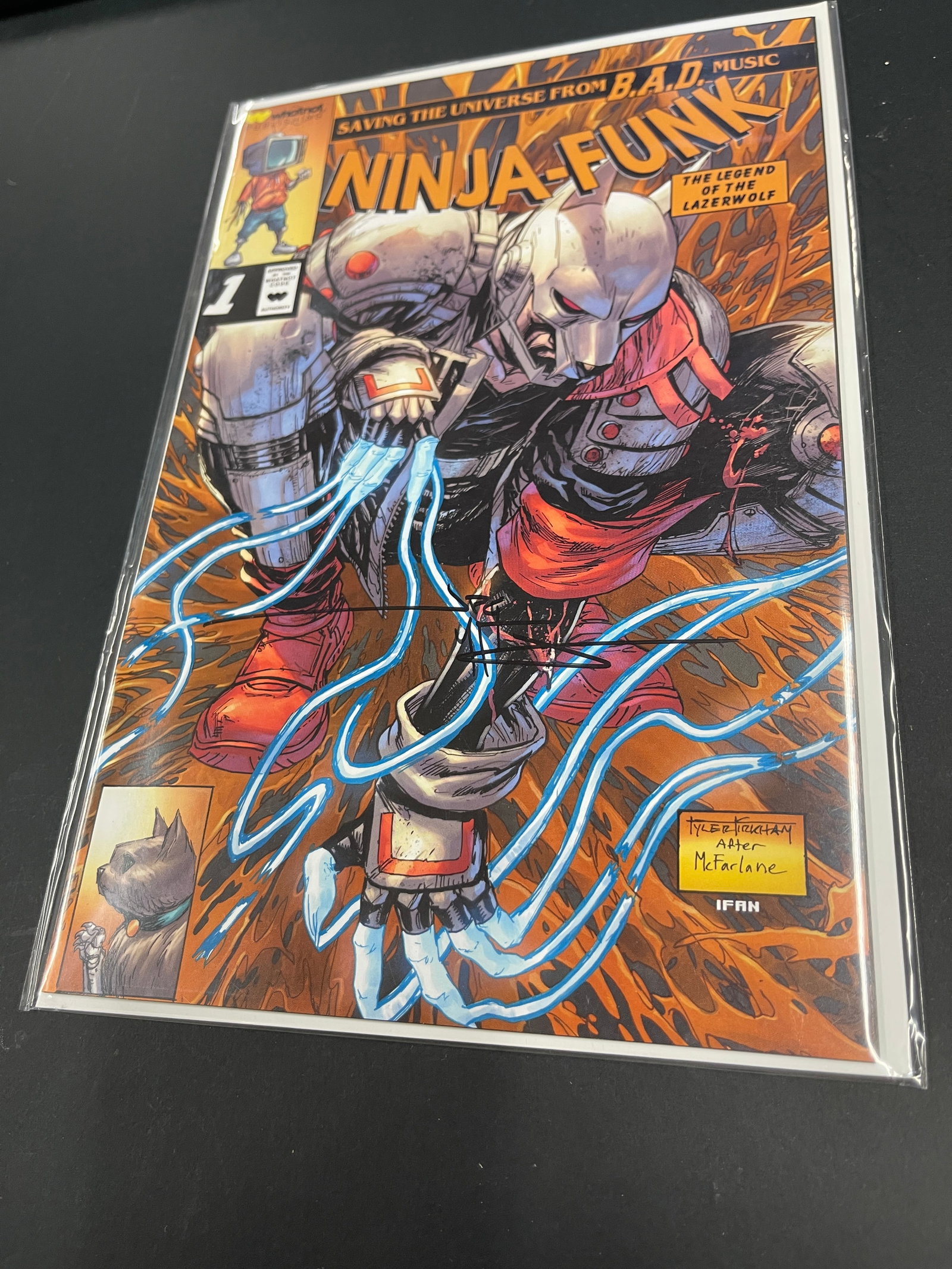 Ninja-Funk #1 Signed Comic Book with COA Street Level Hero JPG (1 of 3)