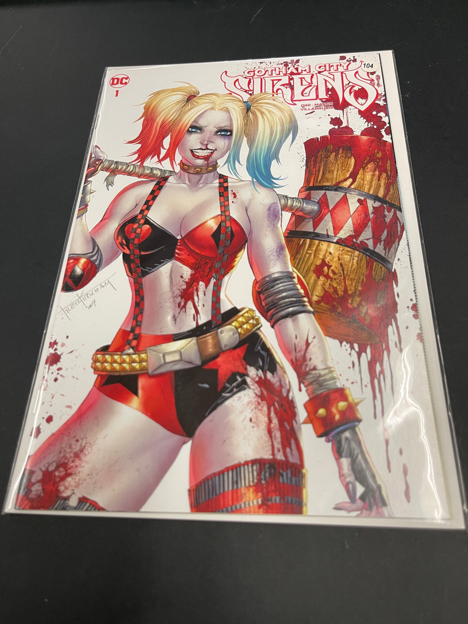 Harley Quinn DC Comics Gotham City Sirens #1 Issue #104 Variant Cover Comic (1 of 1)