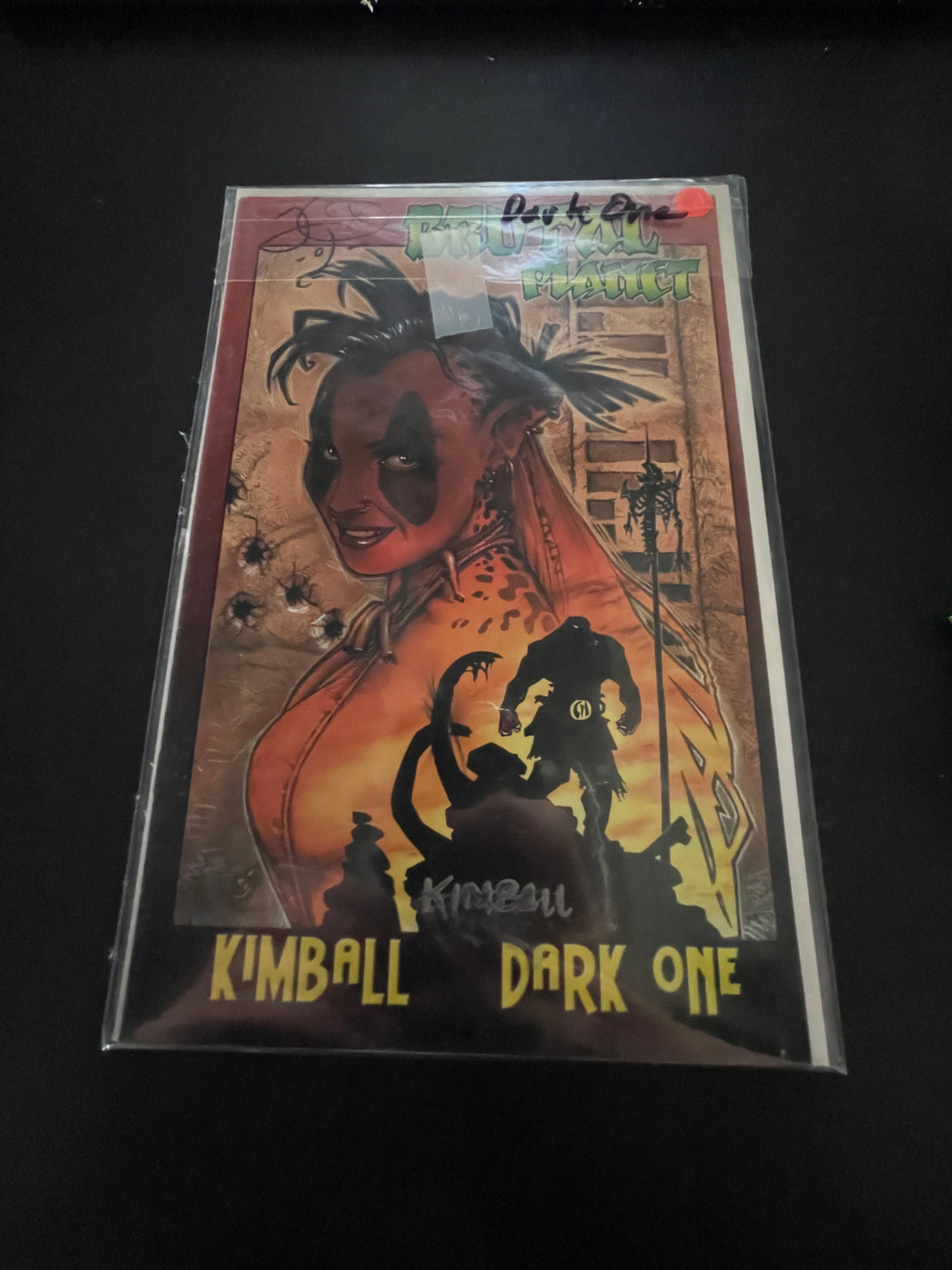 Brutal Planet #1 Signed Comic Book by Kimball & Dark One Independent (1 of 4)