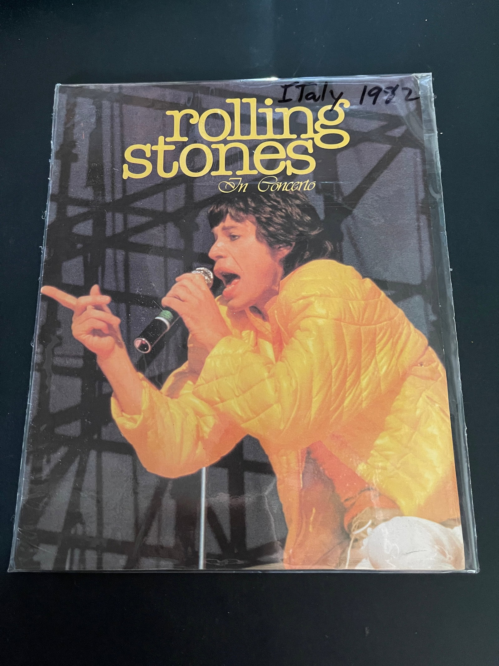 Rolling Stones In Concert Italy 1982 Tour Program Book Mick Jagger (1 of 2)