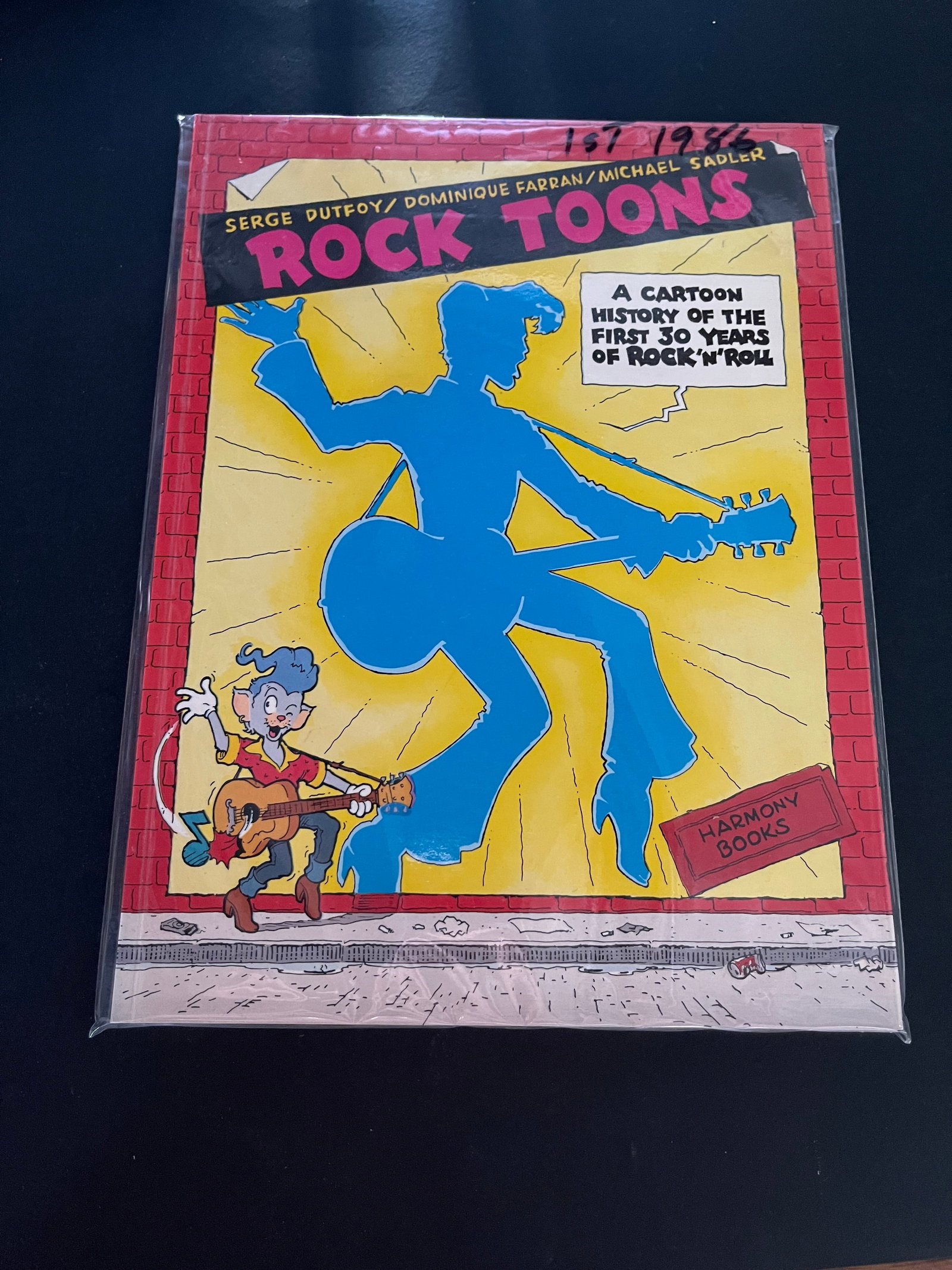 Rock Toons Cartoon History First 30 Years Rock N Roll Harmony Books 1st Ed 1986 (1 of 3)