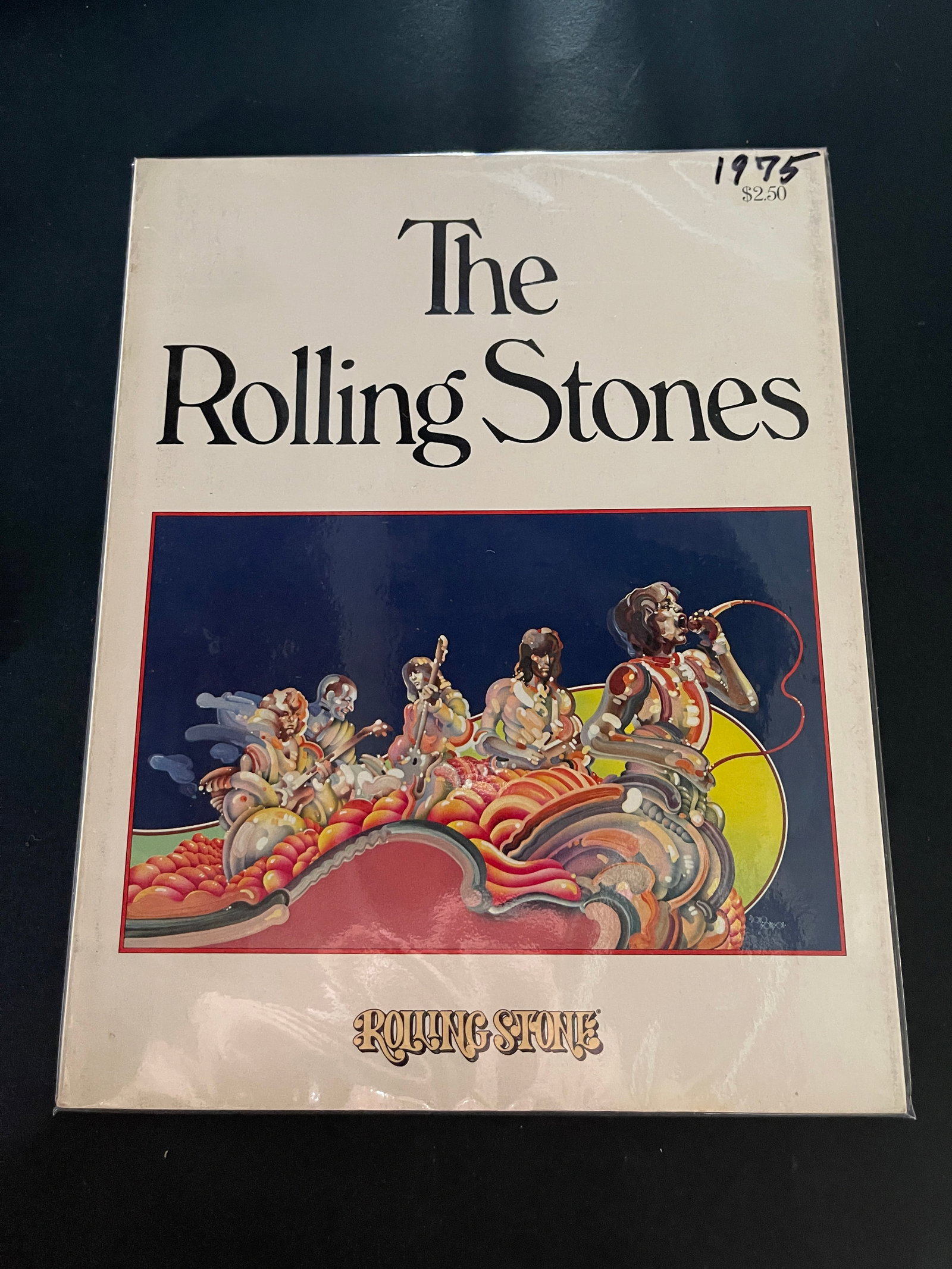 The Rolling Stones 1975 Rolling Stone Magazine Book $2.50 Sealed (1 of 2)