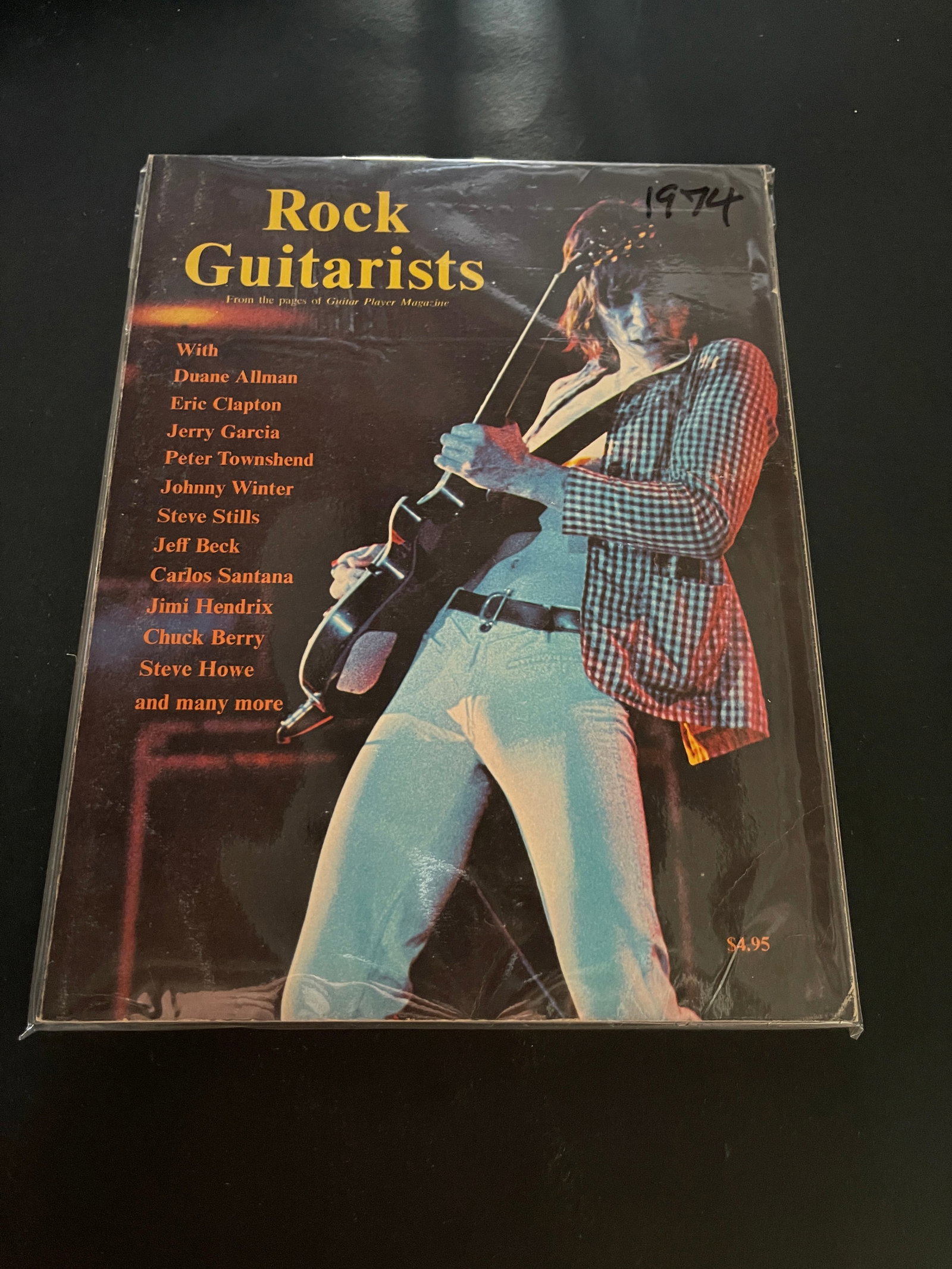 Rock Guitarists Guitar Player Magazine 1974 Reprint Book Sealed Vintage (1 of 2)