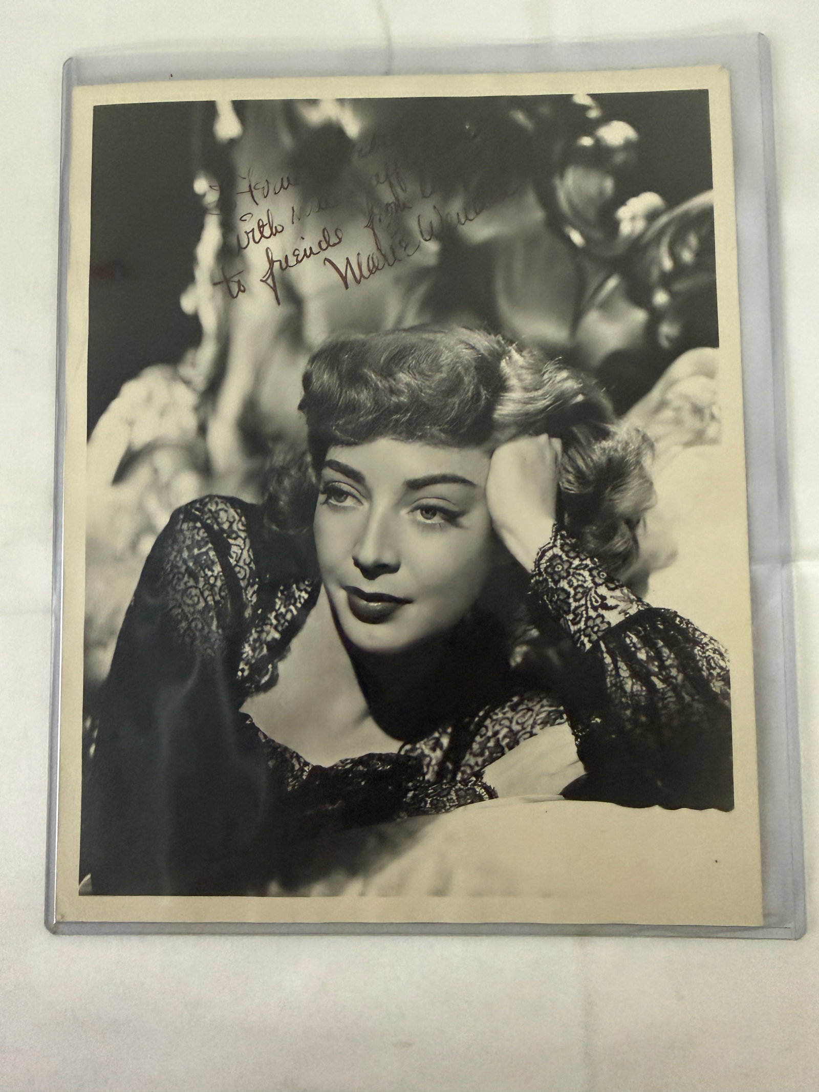 Marie Windsor Vintage Signed Black & White 8x10 Glossy Photograph Inscribed (1 of 4)