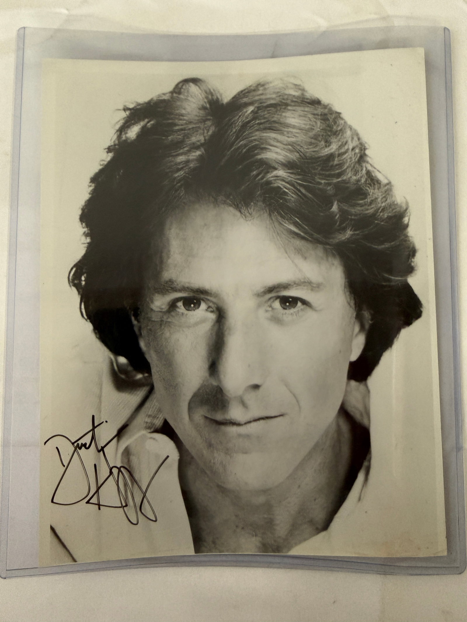 Dustin Hoffman Signed Black & White 8x10 Glossy Headshot Photo Autograph (1 of 5)