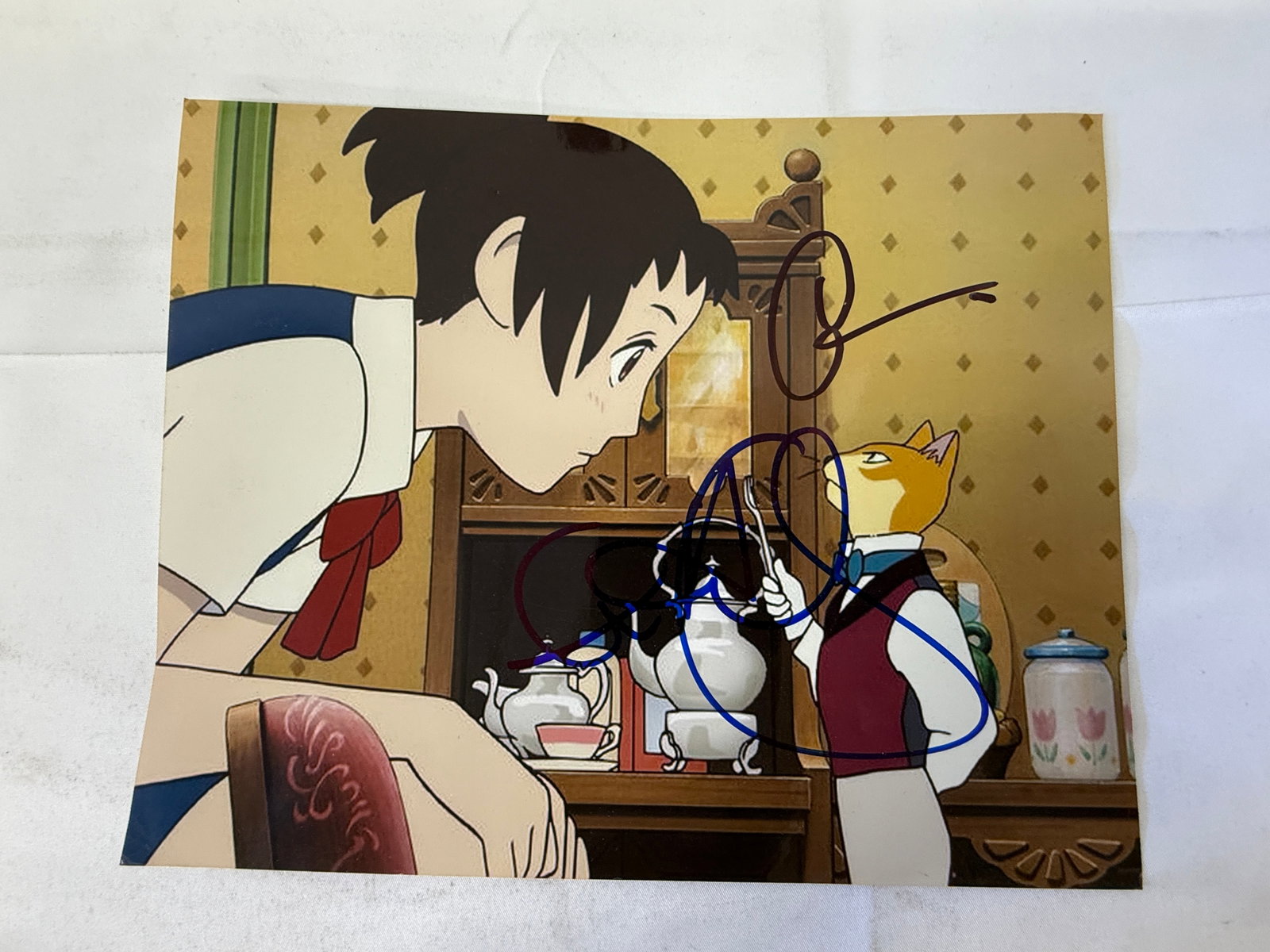 The Cat Returns Studio Ghibli Signed Anime Photo 8x10 Multi-Signed (1 of 3)