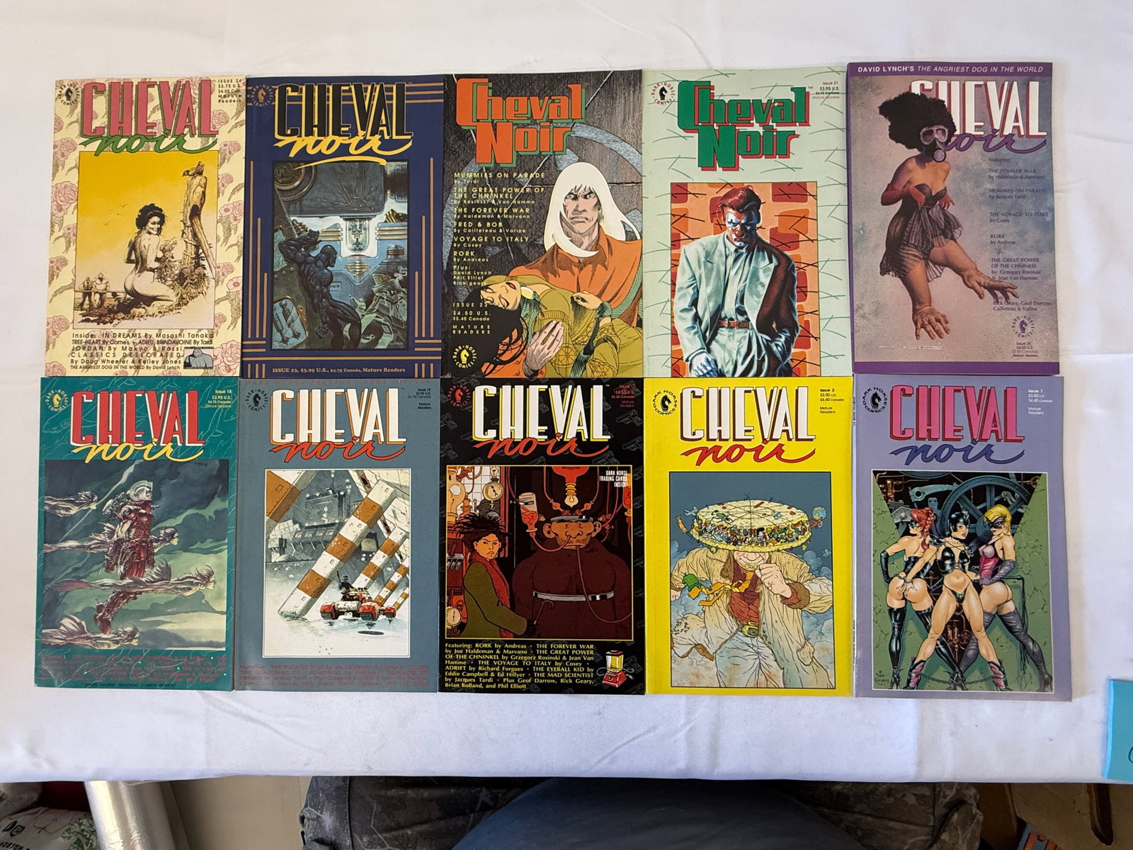 Cheval Noir Dark Horse Comics Lot of 10 Issues Mature Readers Anthology (1 of 1)
