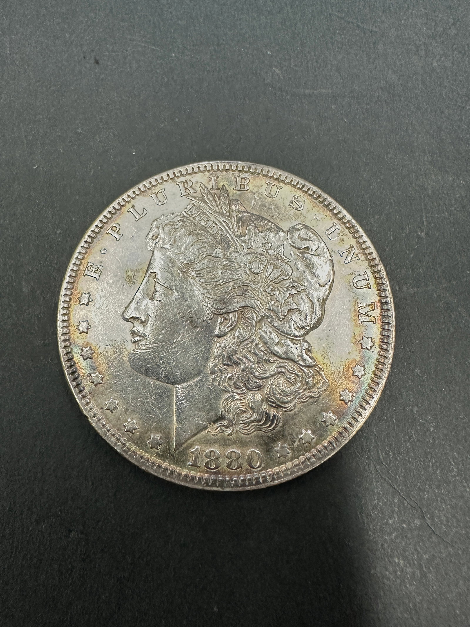 MORGAN SILVER DOLLAR COIN 1880 (1 of 2)